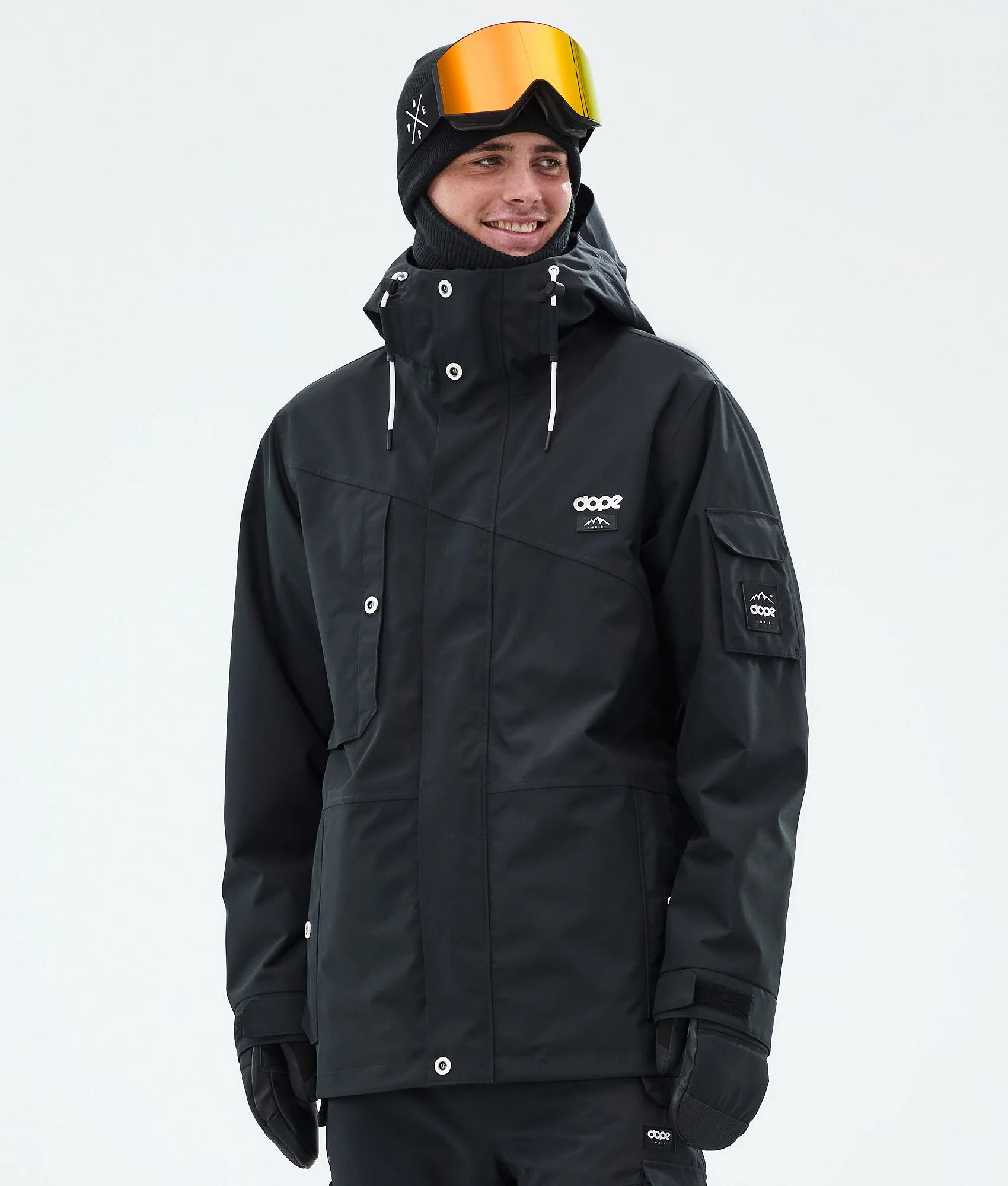 Snowboard Jacket Men Black