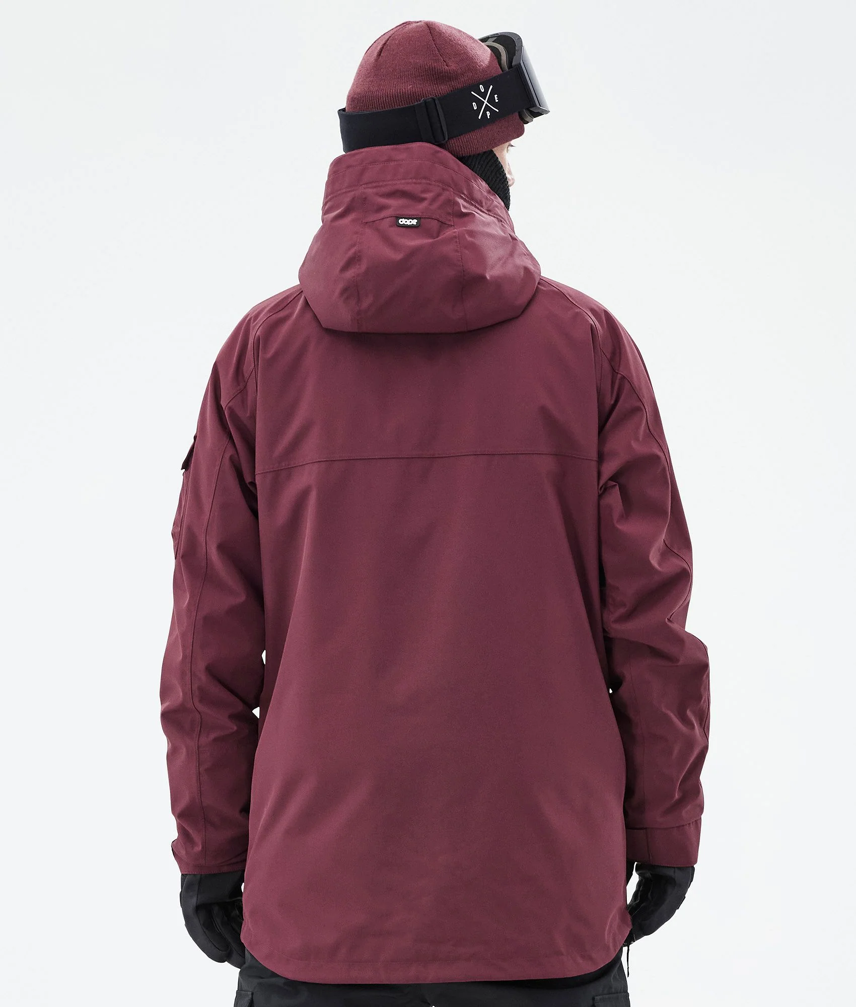 Snowboard Jacket Men Burgundy