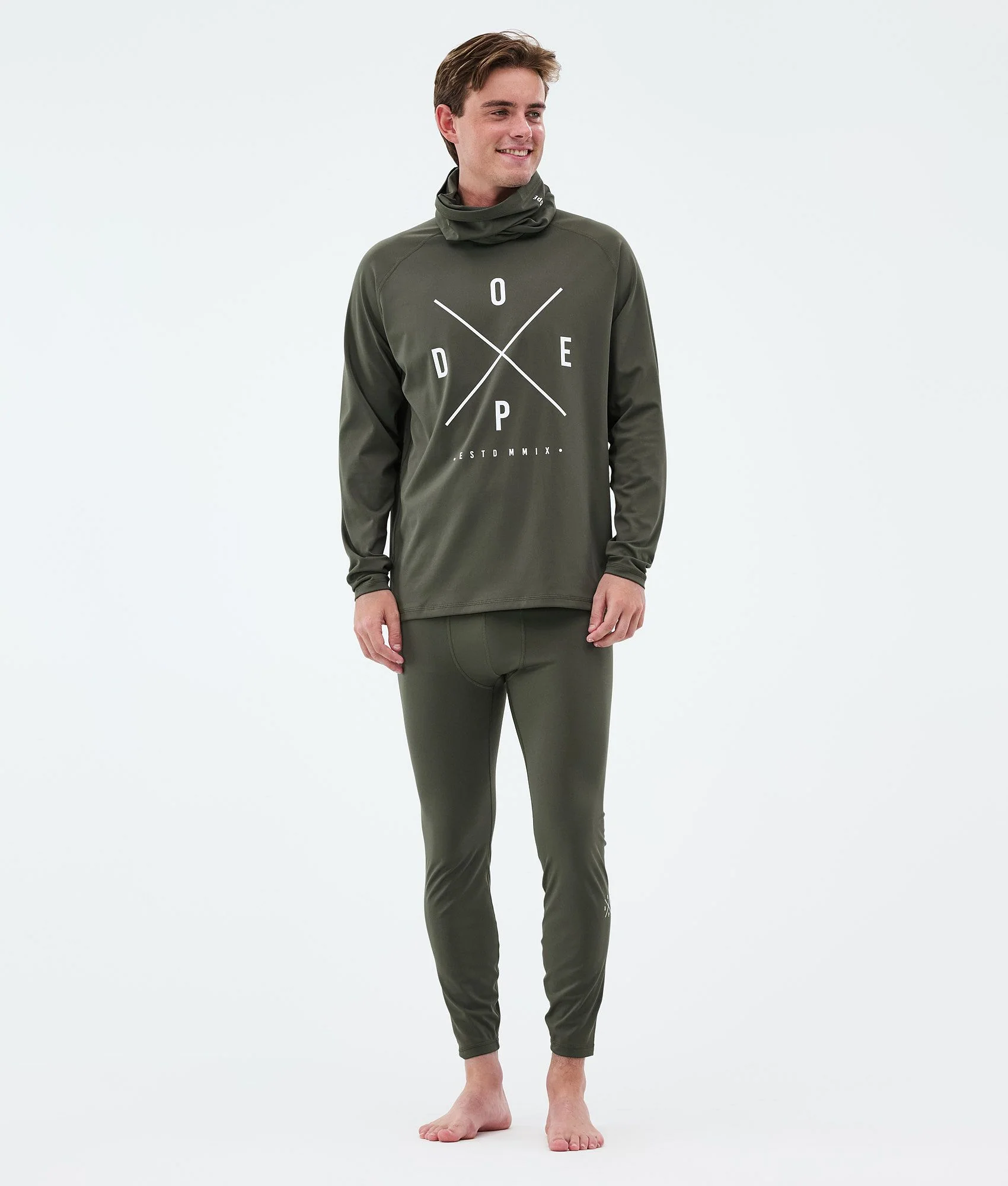 Base Layer Top Men 2X-Up Olive Green