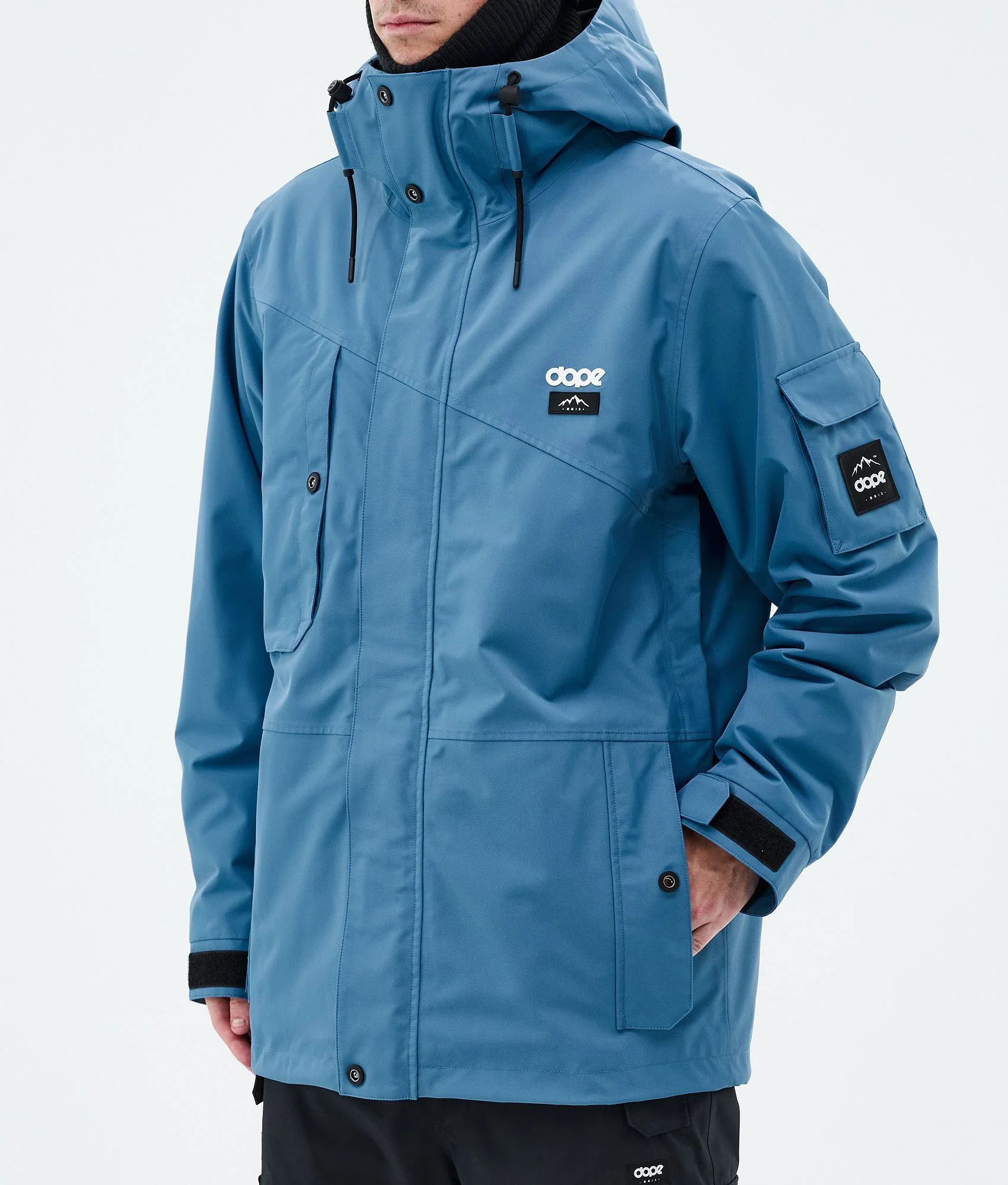 Snowboard Jacket Men Blue Steel
