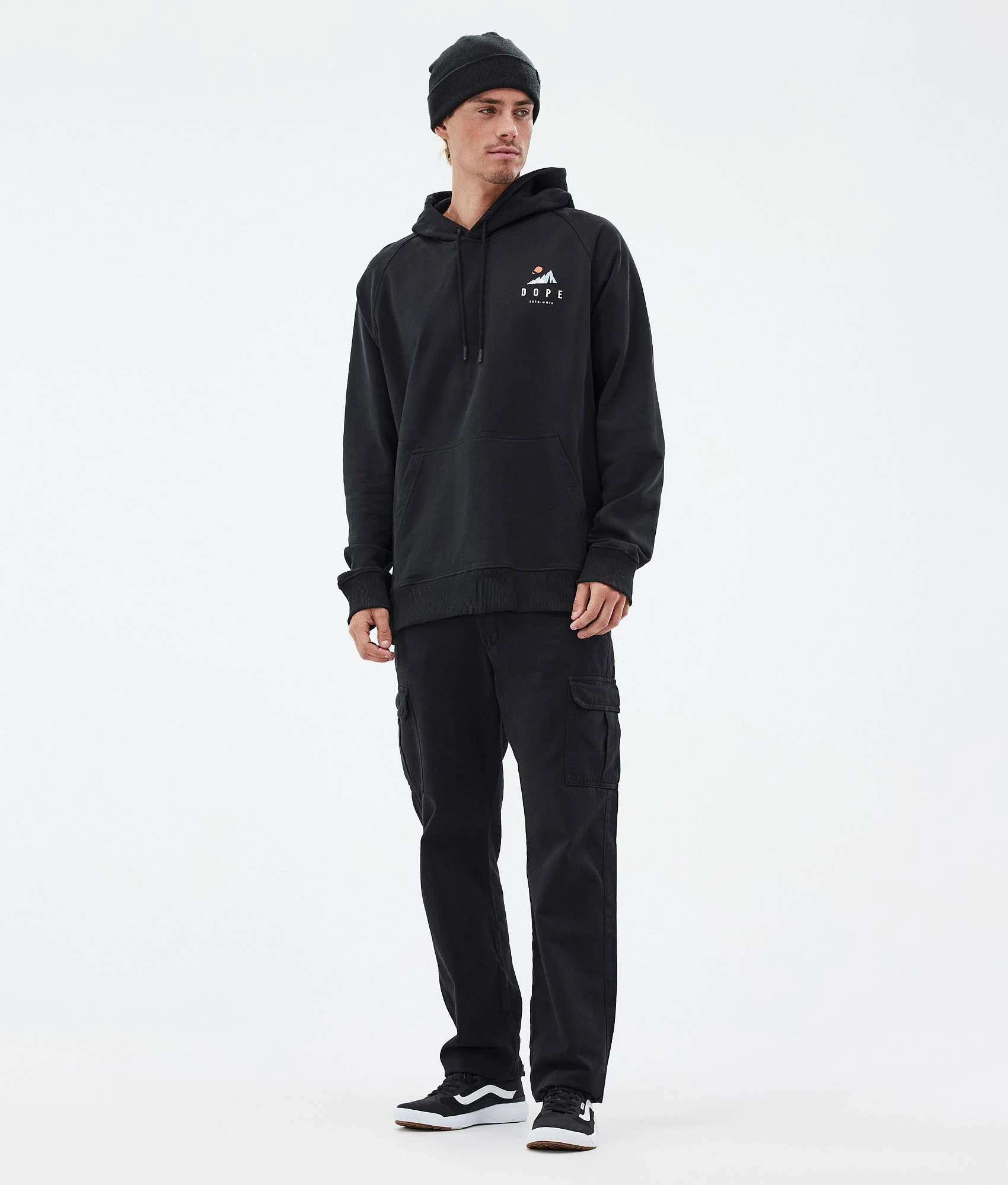 Hoodie Men Ice Black