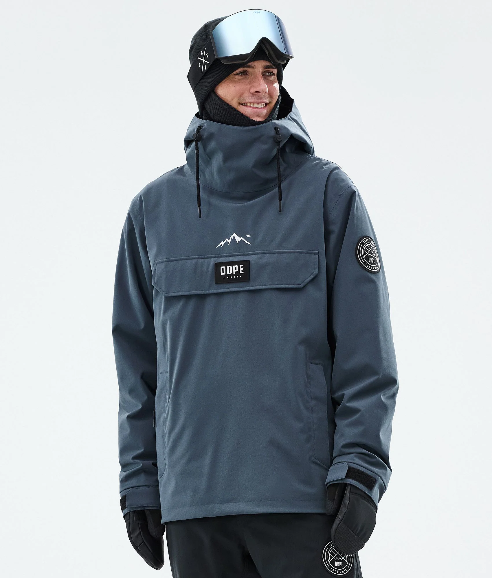 Snowboard Jacket Men Metal Blue