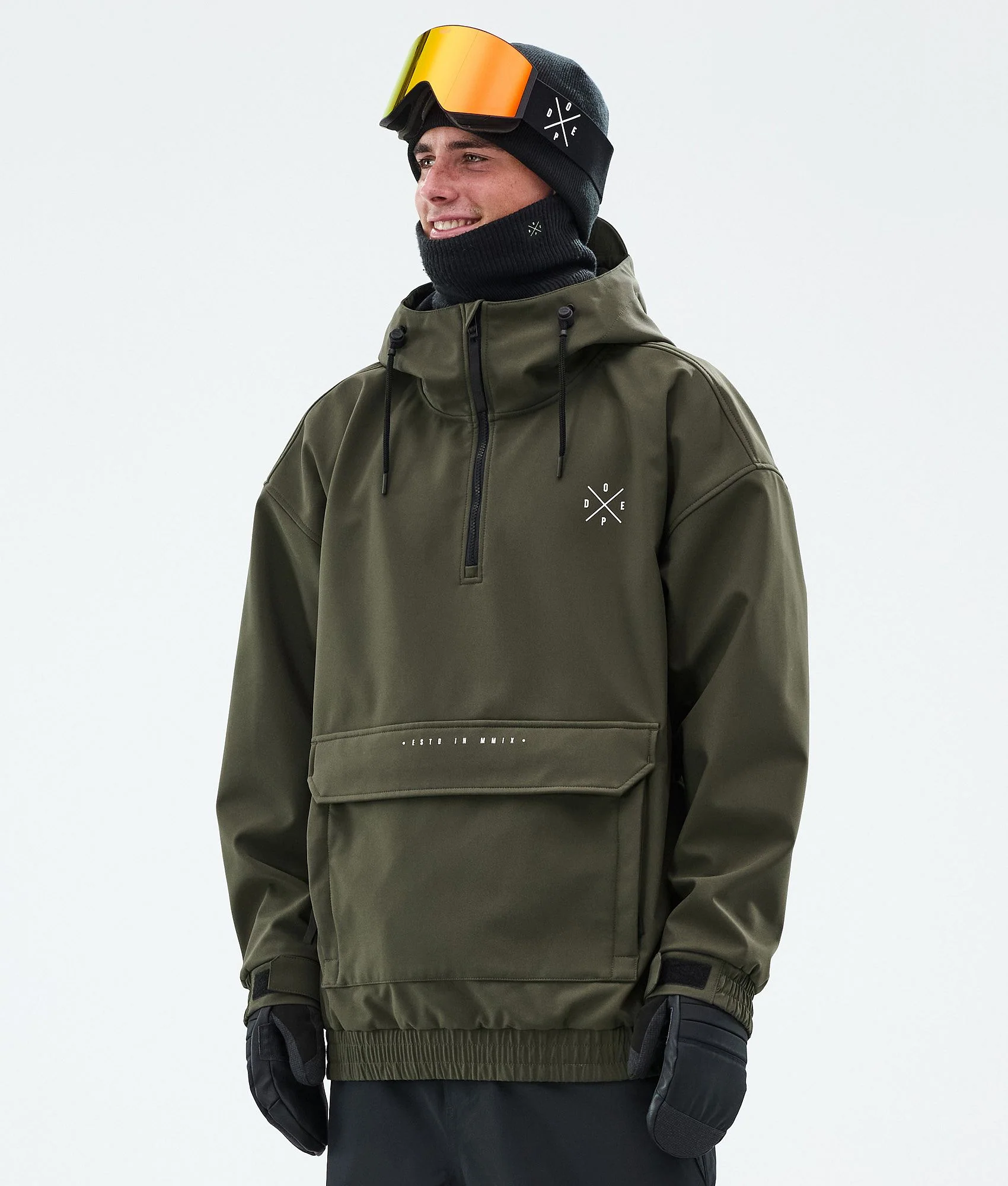 Snowboard Jacket Men Olive Green