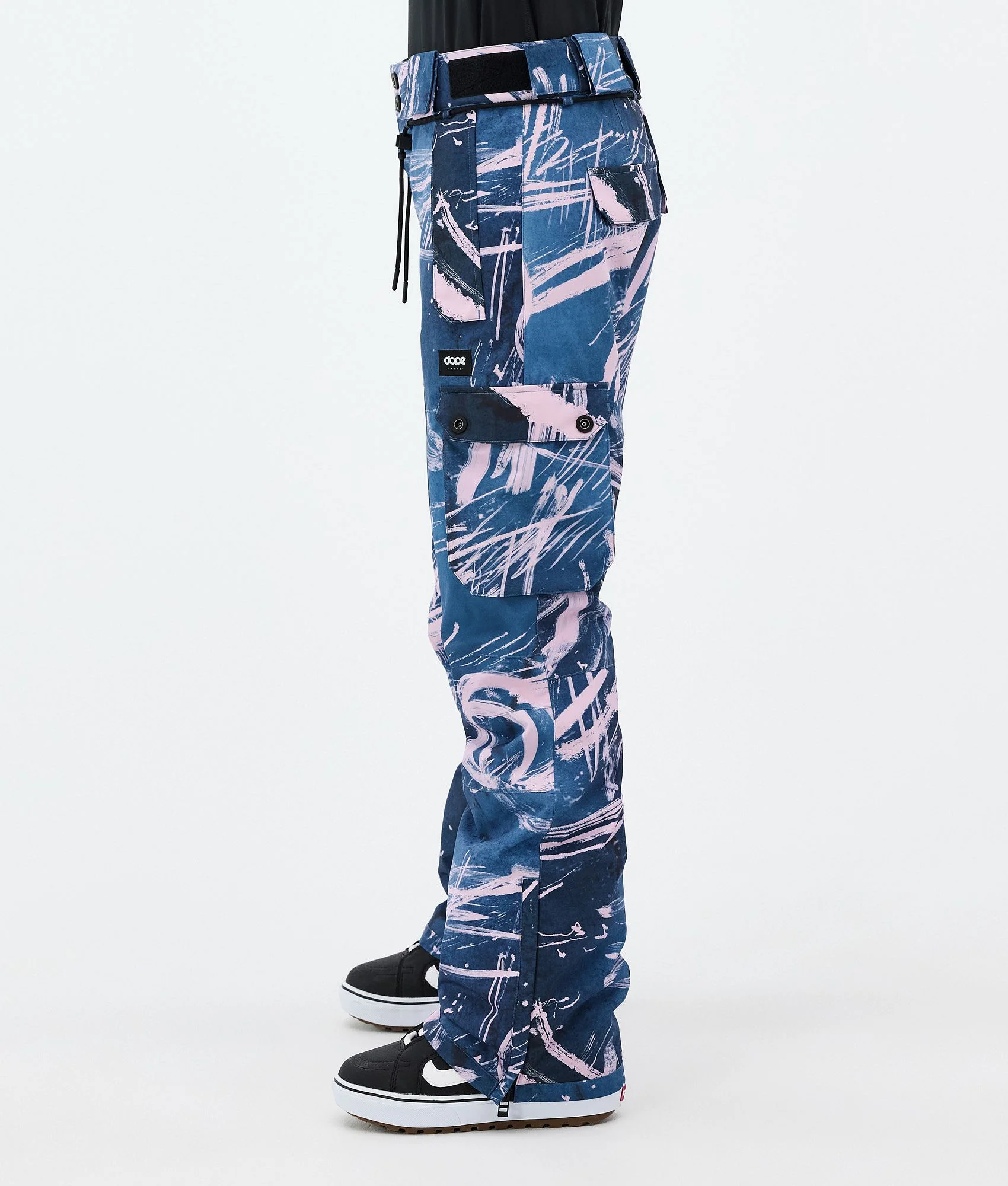 Snowboard Pants Women Carvings Pink