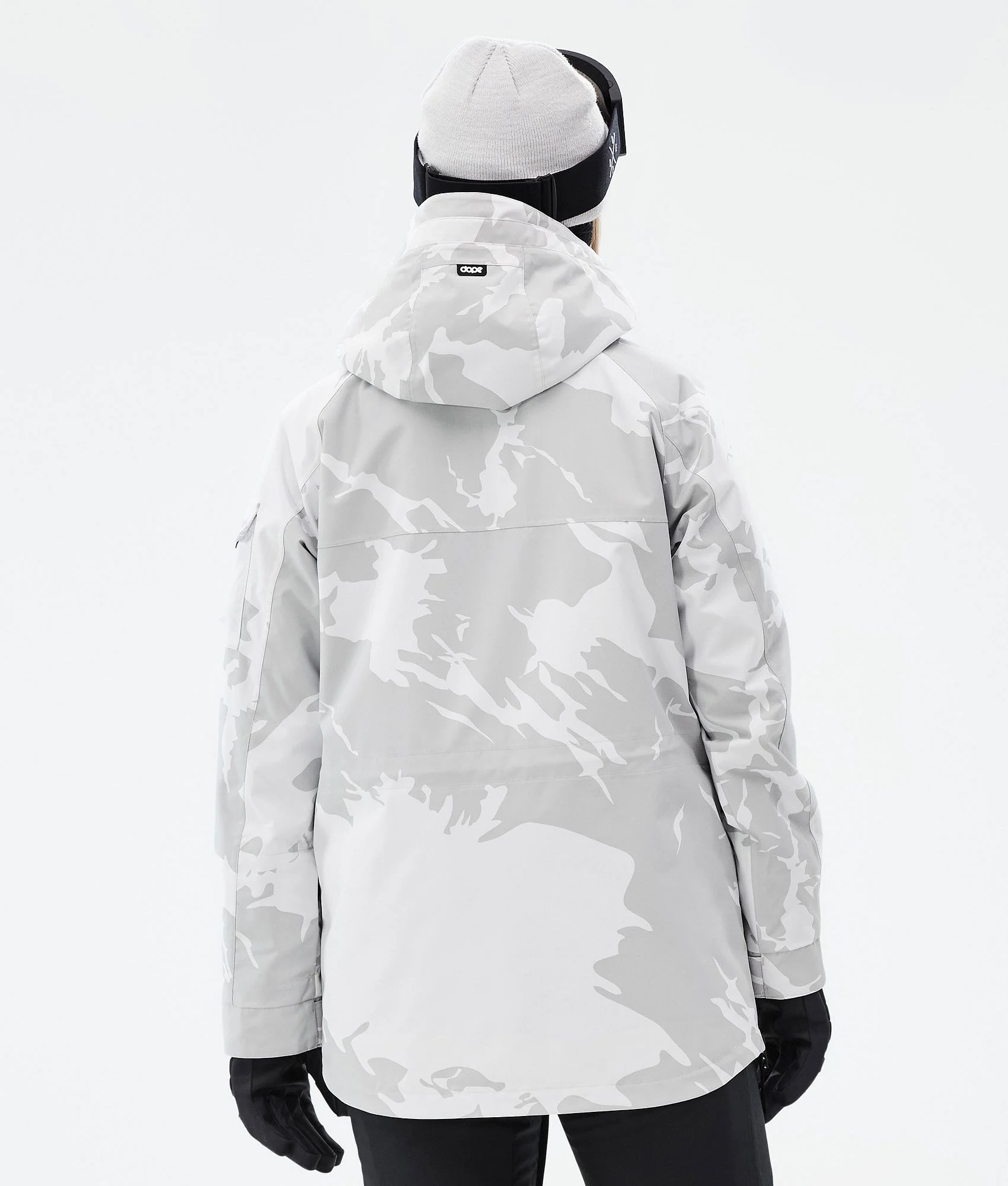 Snowboard Jacket Women Grey Camo