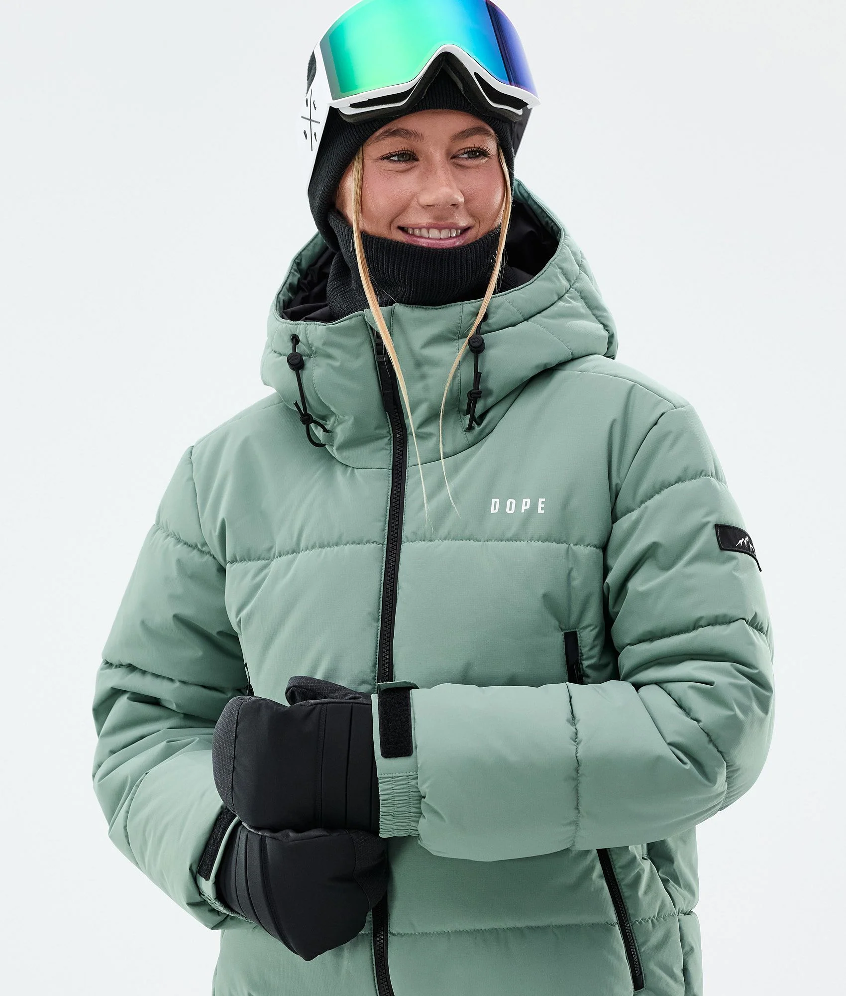 Snowboard Jacket Women Faded Green
