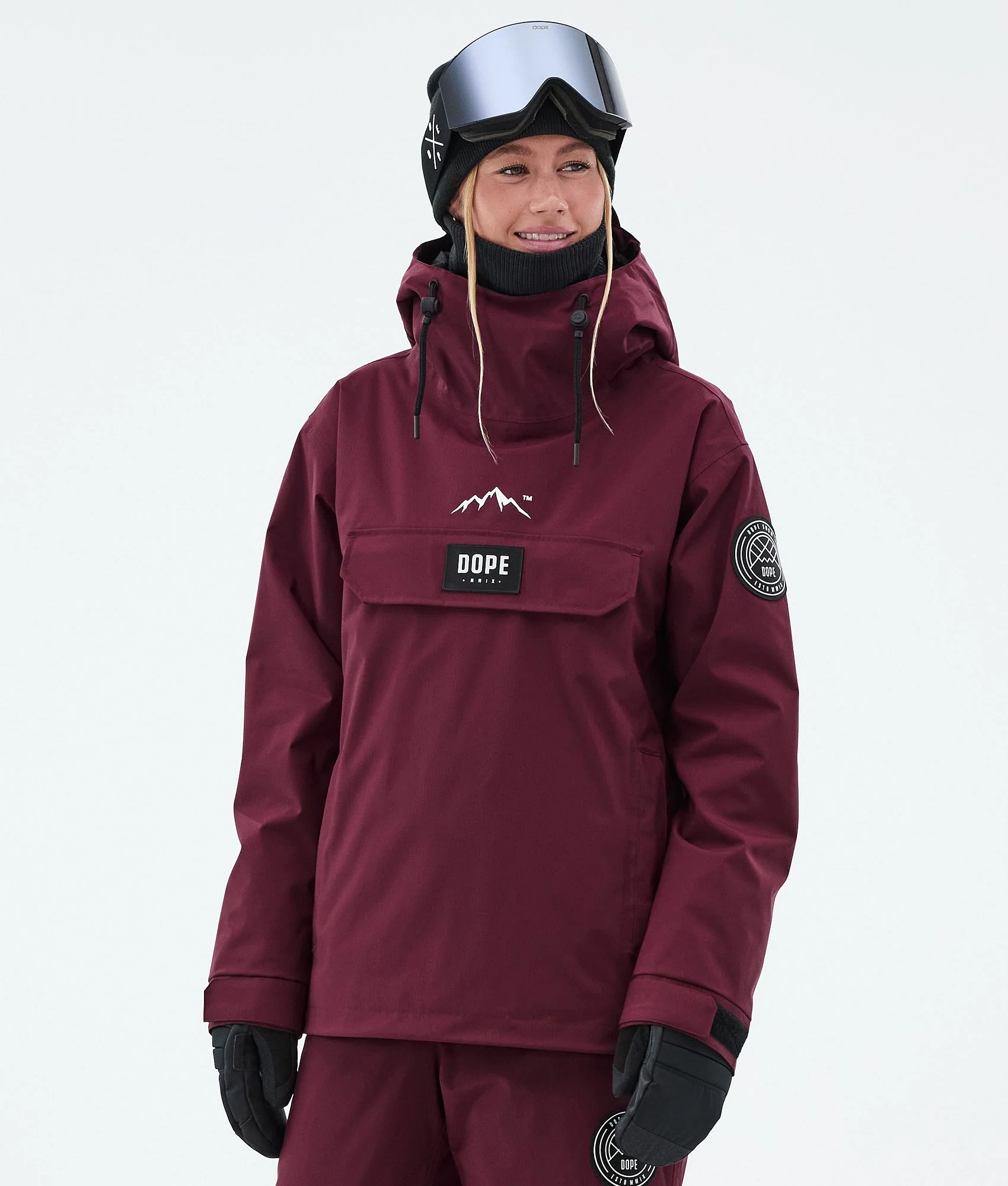 Snowboard Jacket Women Burgundy