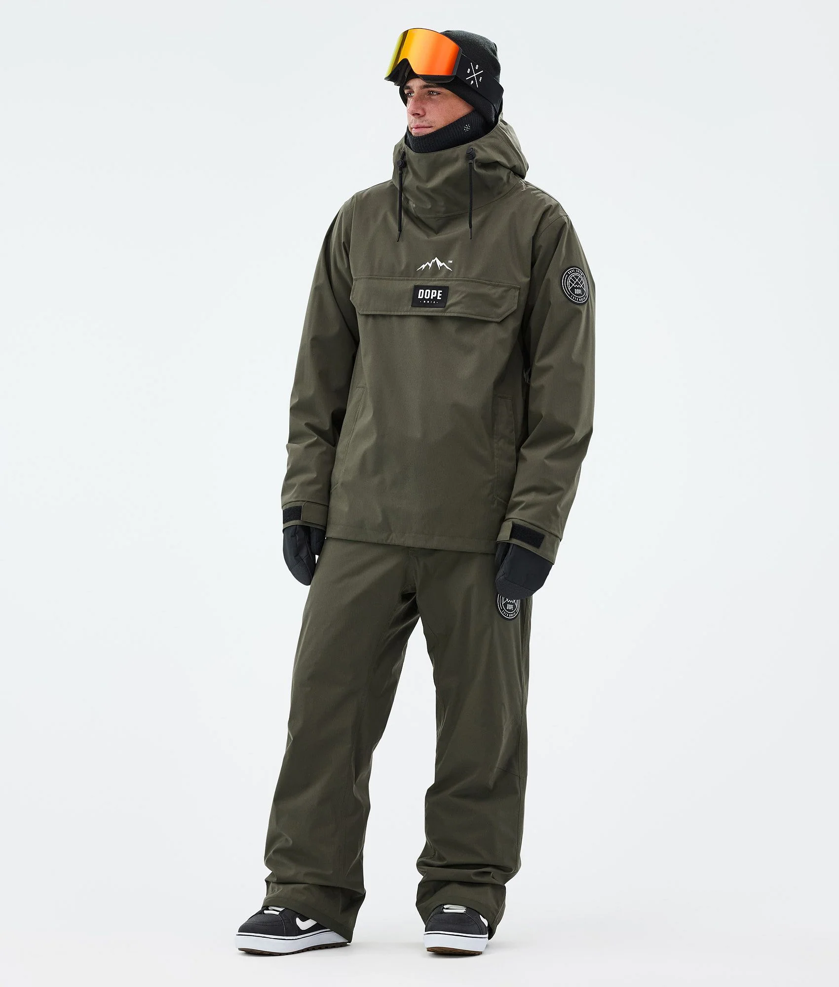 Snowboard Pants Men Olive Green