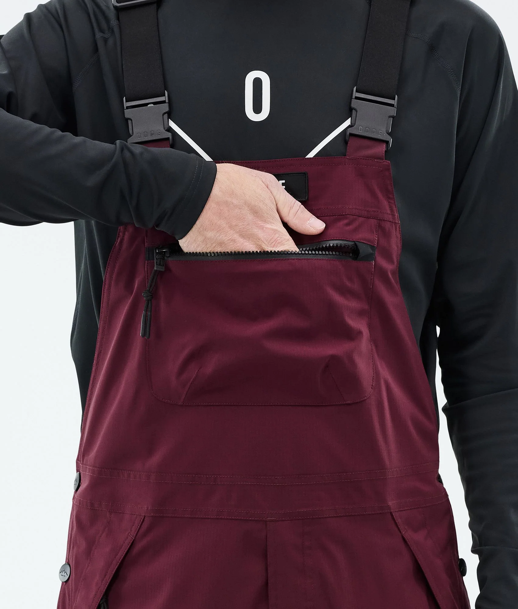 Snowboard Pants Men Burgundy