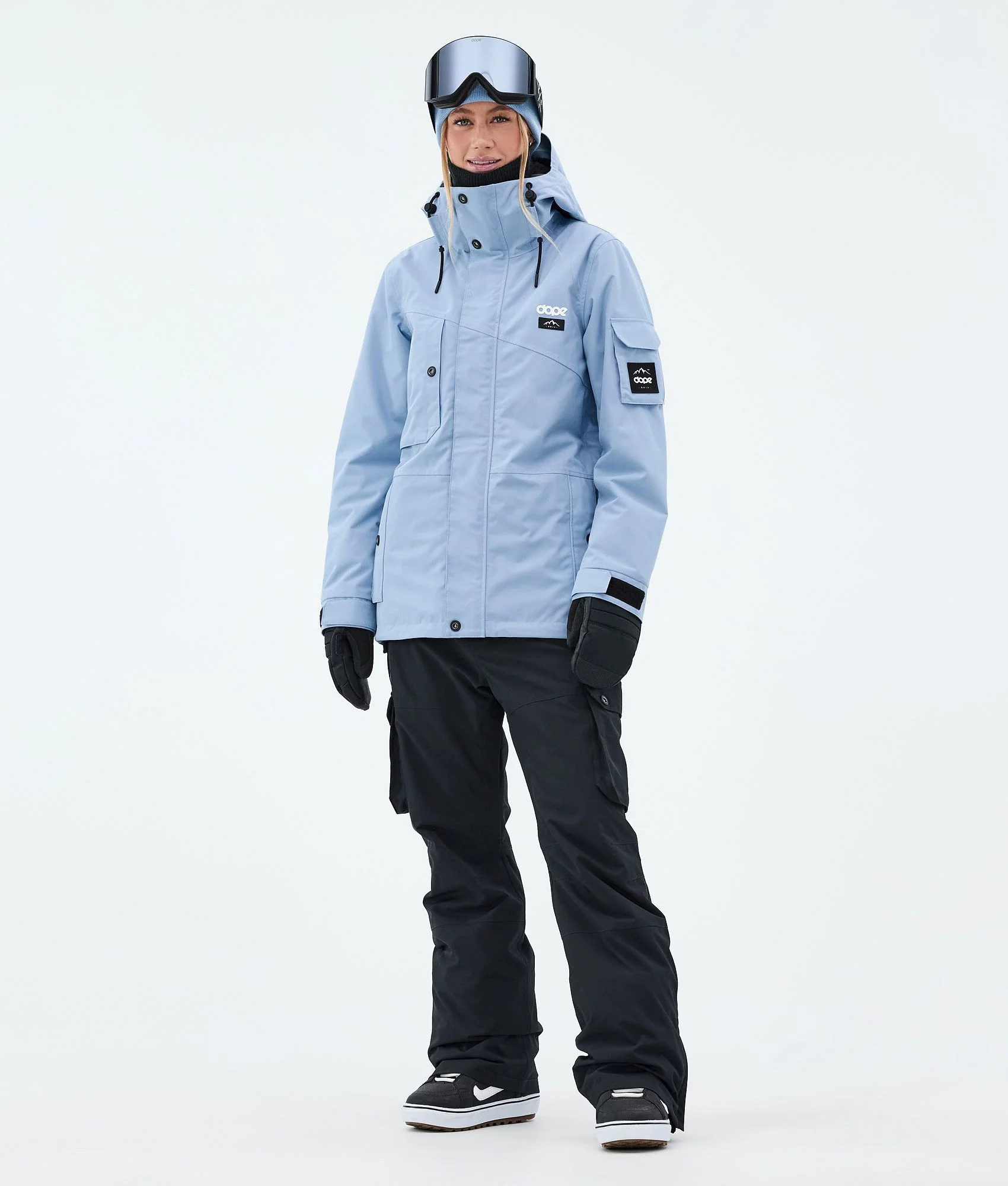Snowboard Jacket Women Light Blue