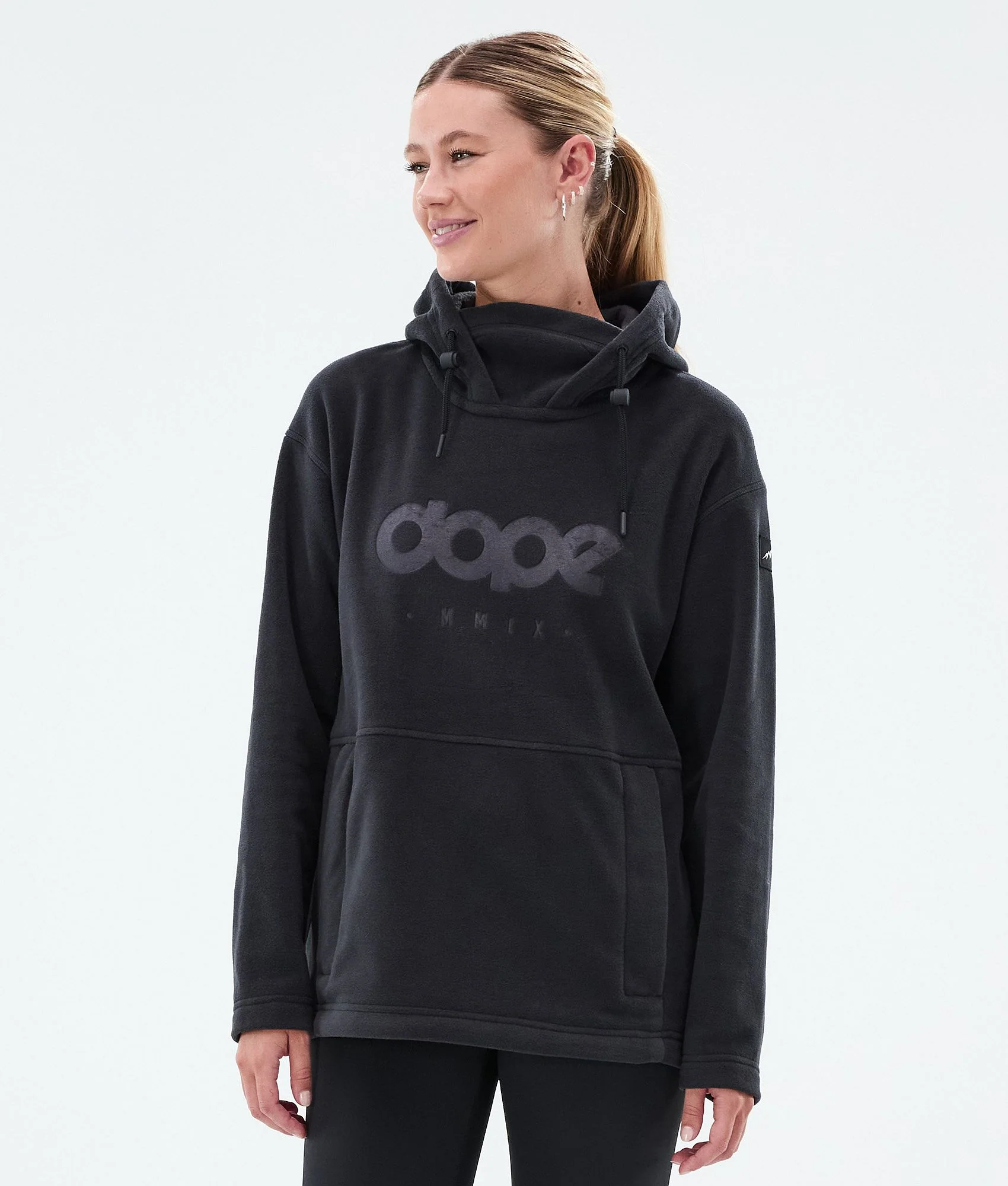 Fleece Hoodie Women Black