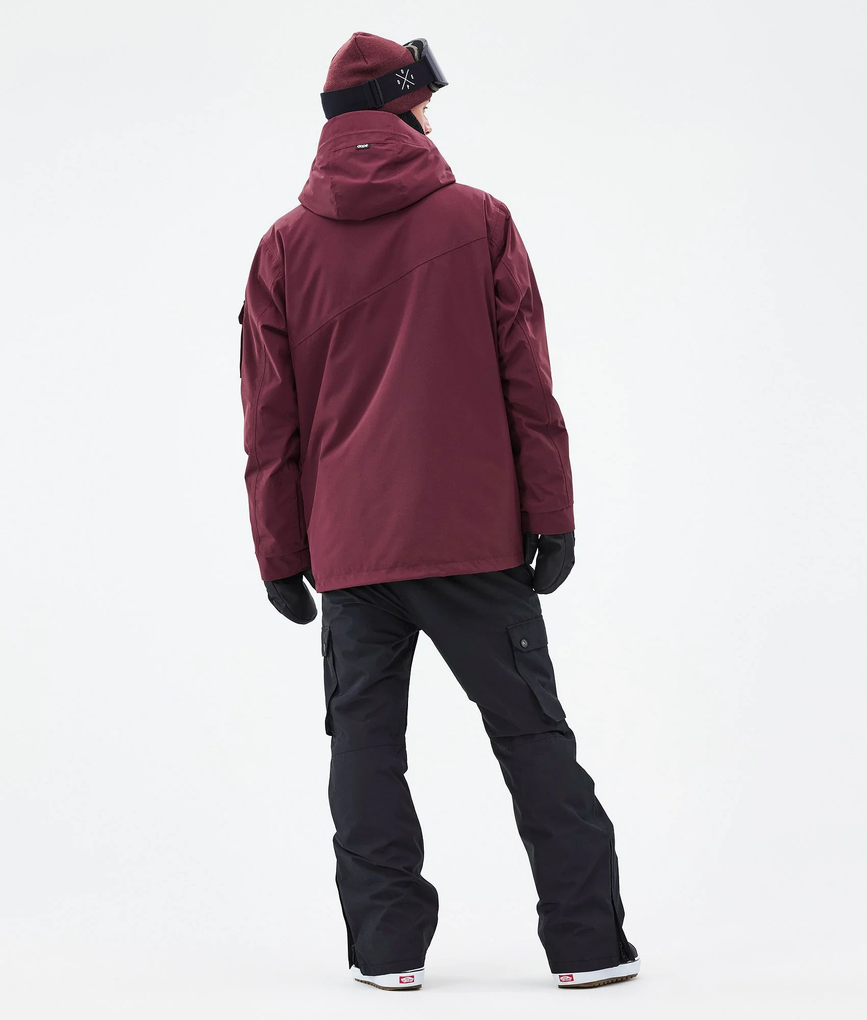 Snowboard Jacket Men Don Burgundy