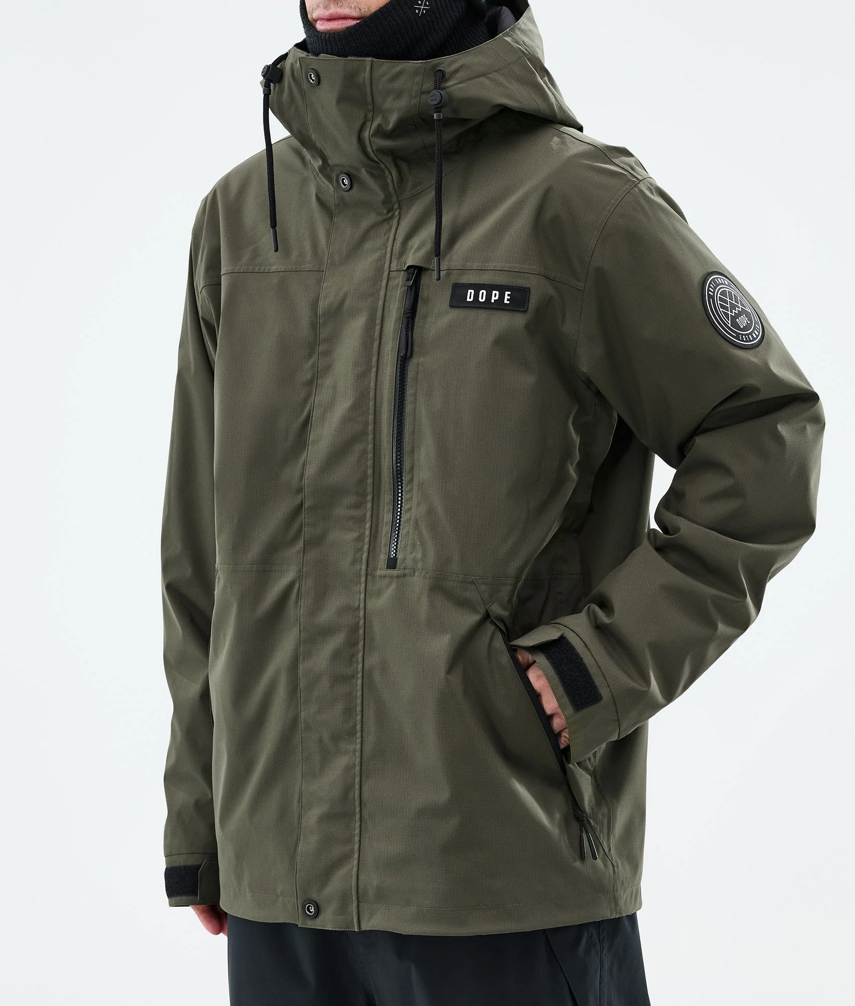 Snowboard Jacket Men Olive Green