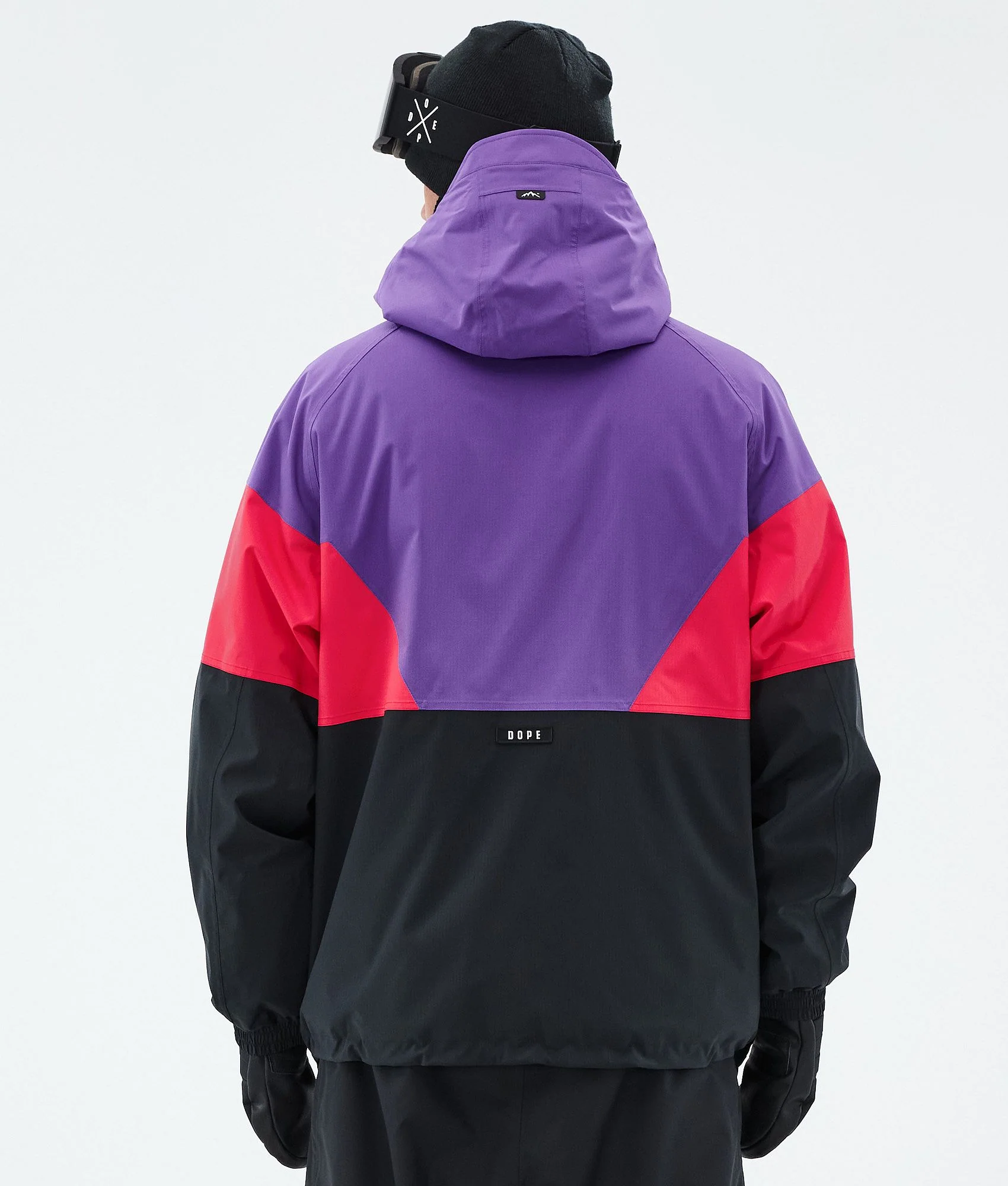 Snowboard Jacket Men Sport Vivid Purple/Red/Black