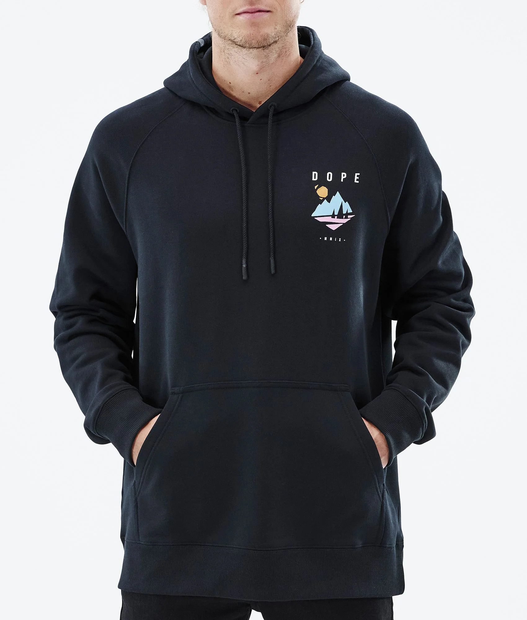 Hoodie Men Pine Black