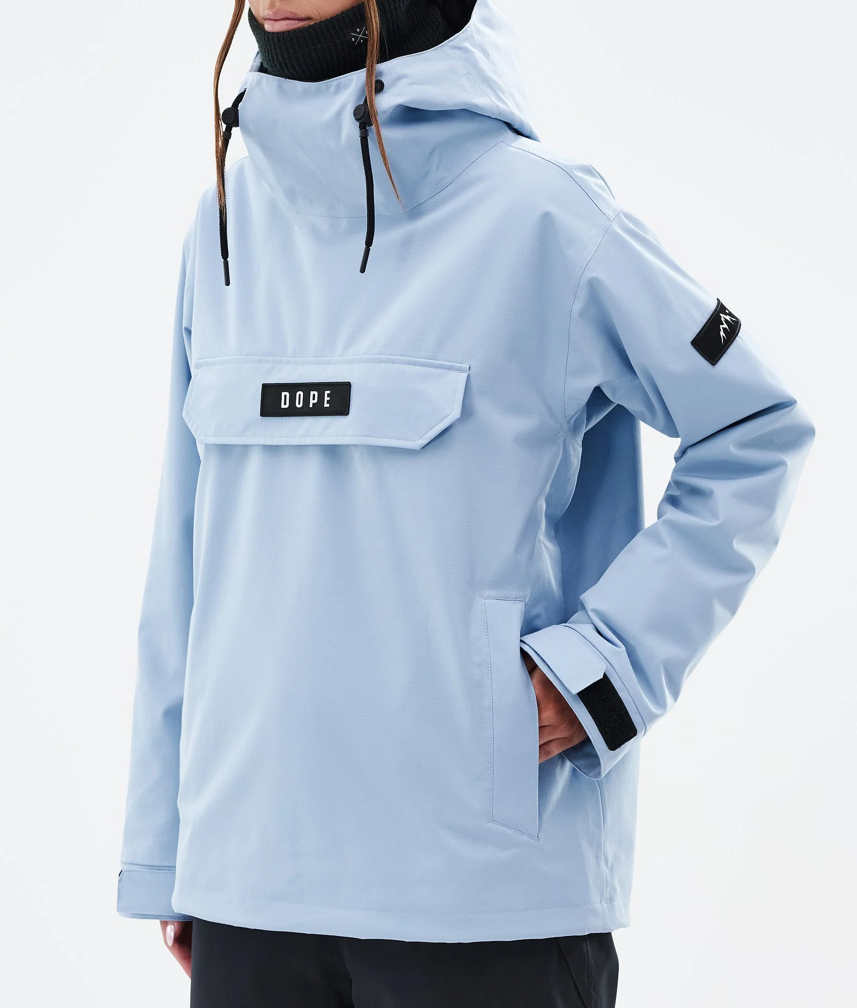 Snowboard Jacket Women Corduroy Light Blue