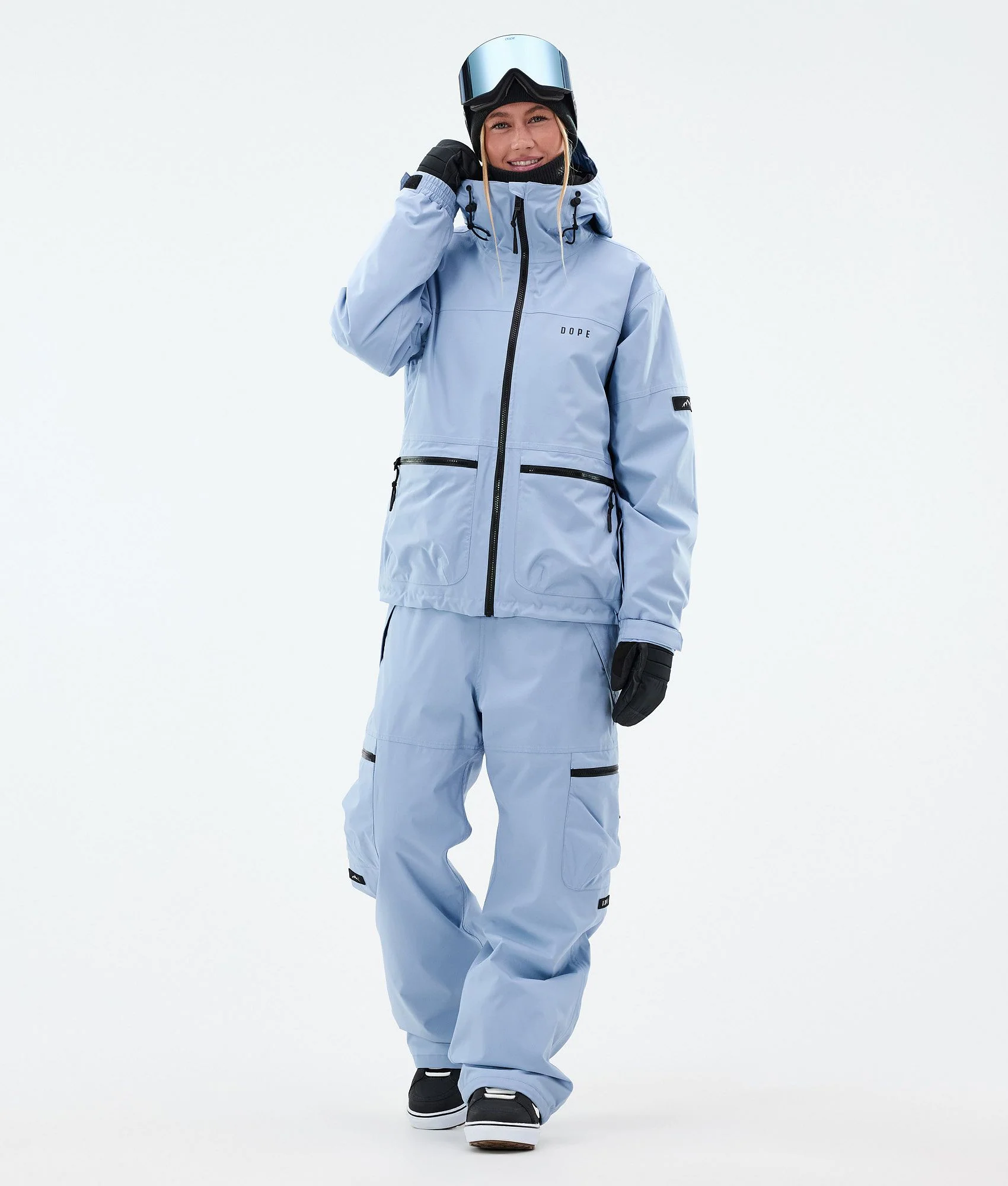 Snowboard Jacket Women Light Blue