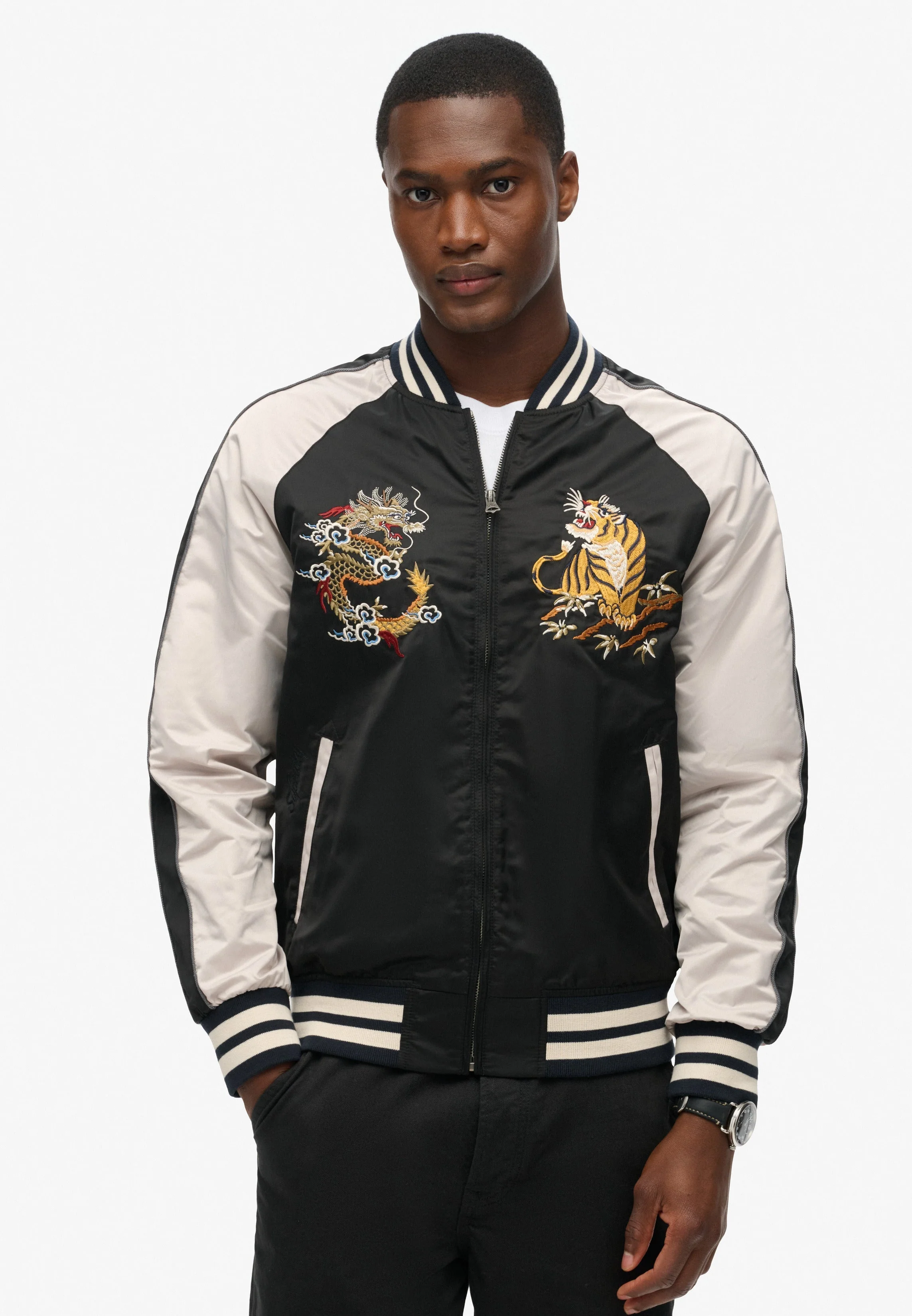 Suikajan Embroidered Bomber