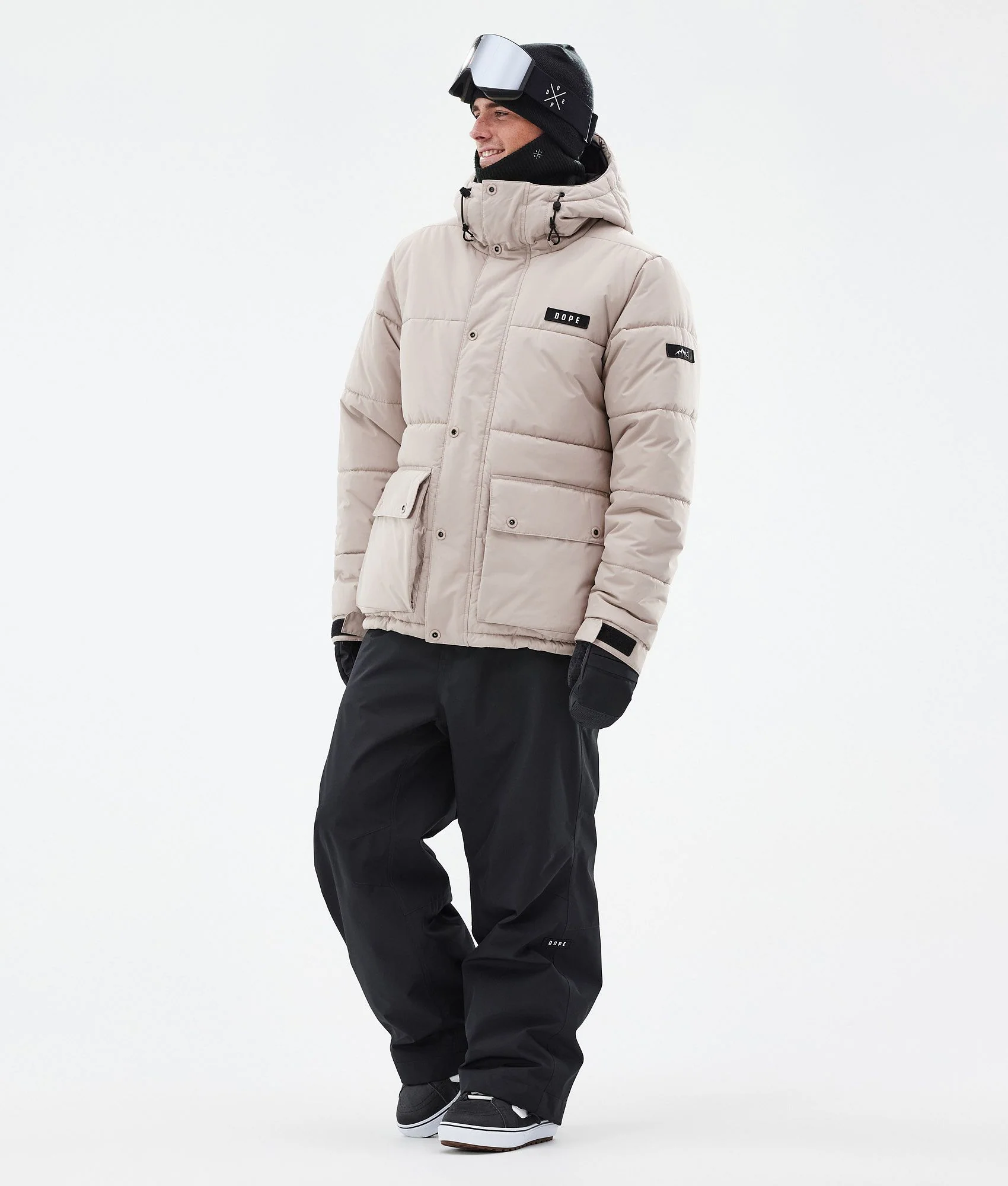 Snowboard Jacket Men Sand