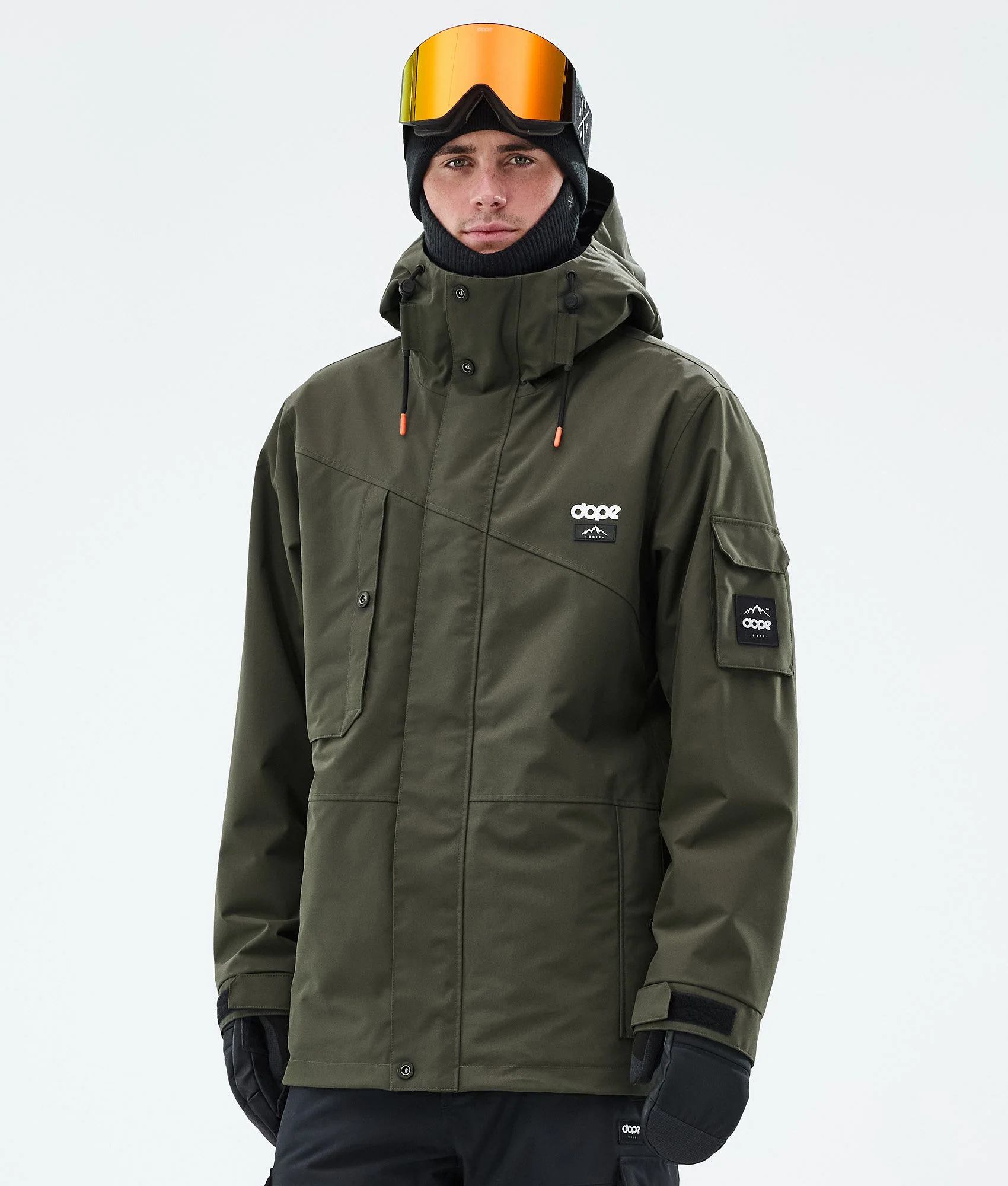 Snowboard Jacket Men Olive Green