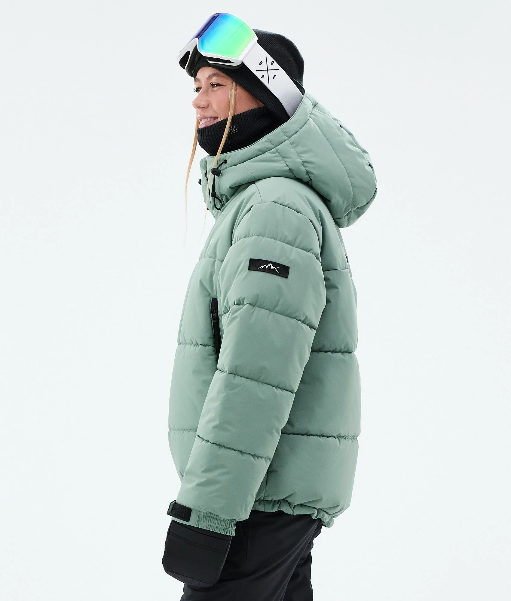 Snowboard Jacket Women Faded Green