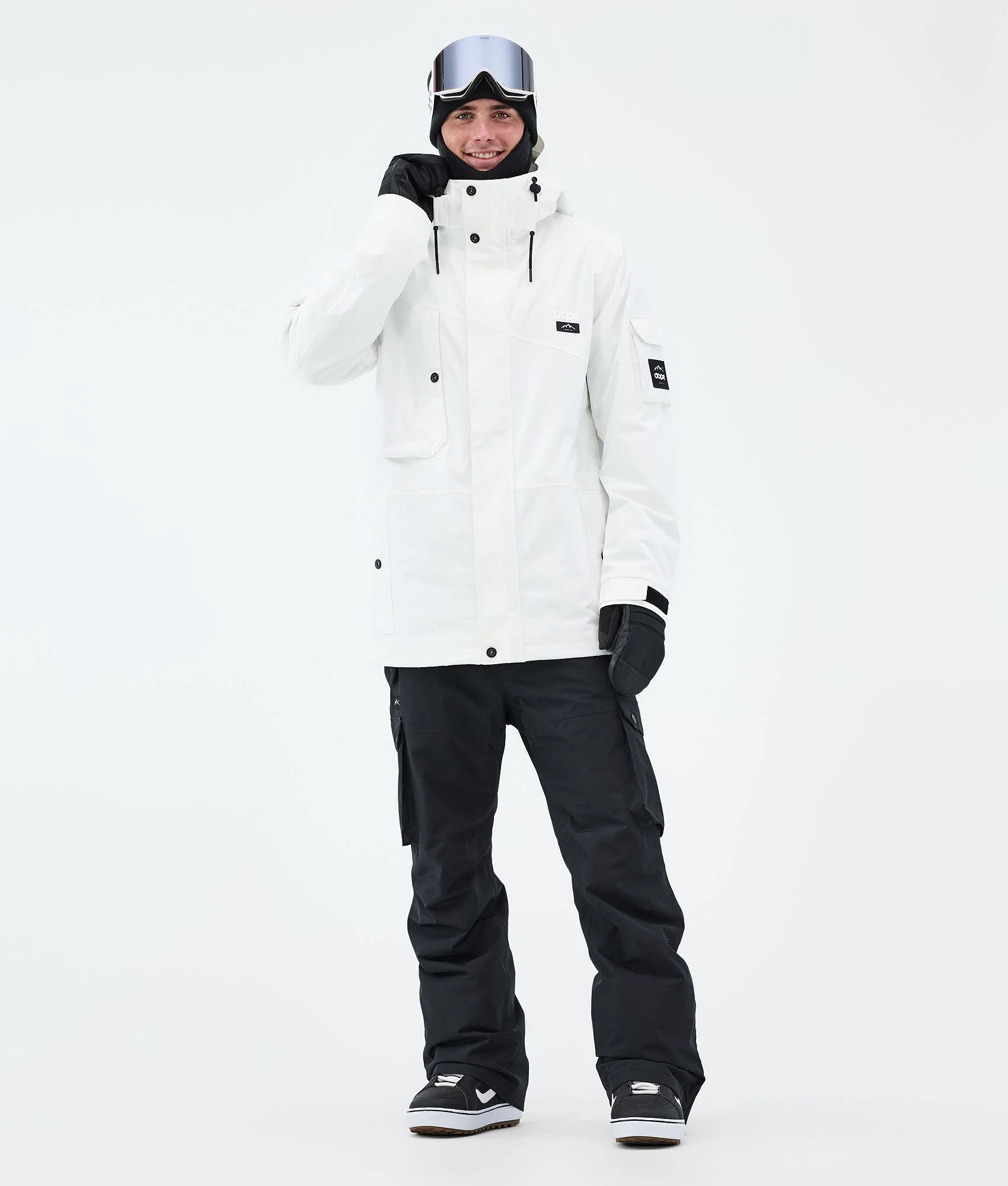 Snowboard Jacket Men Whitish