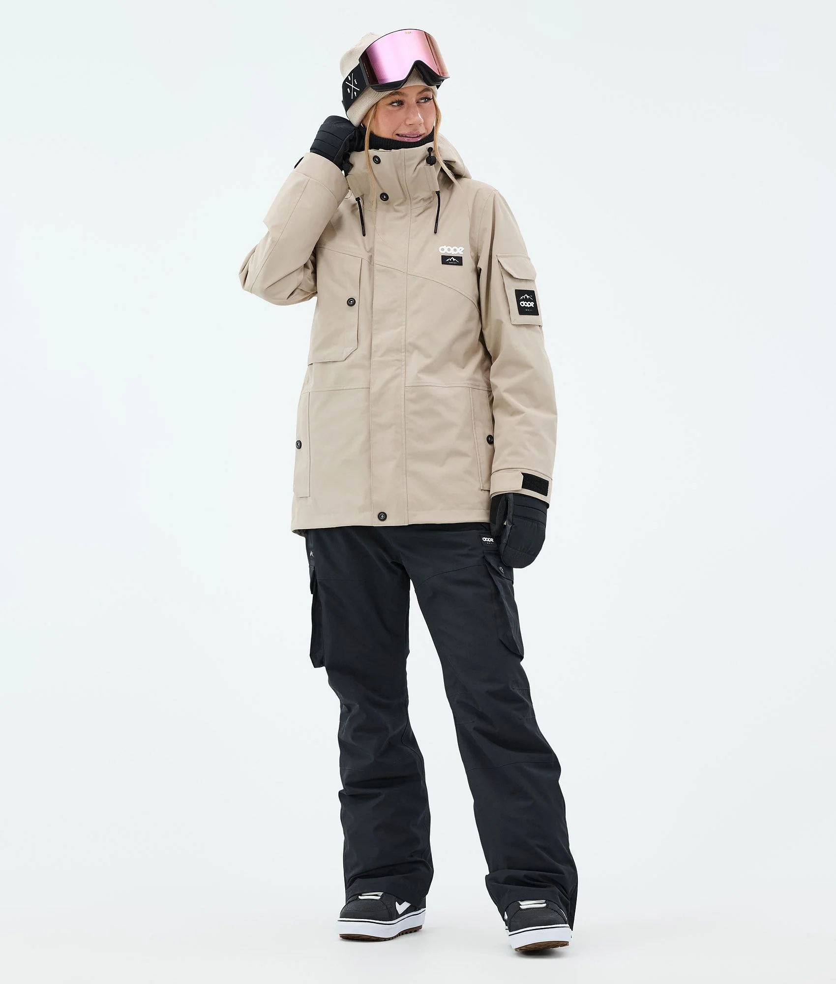 Snowboard Jacket Women Sand
