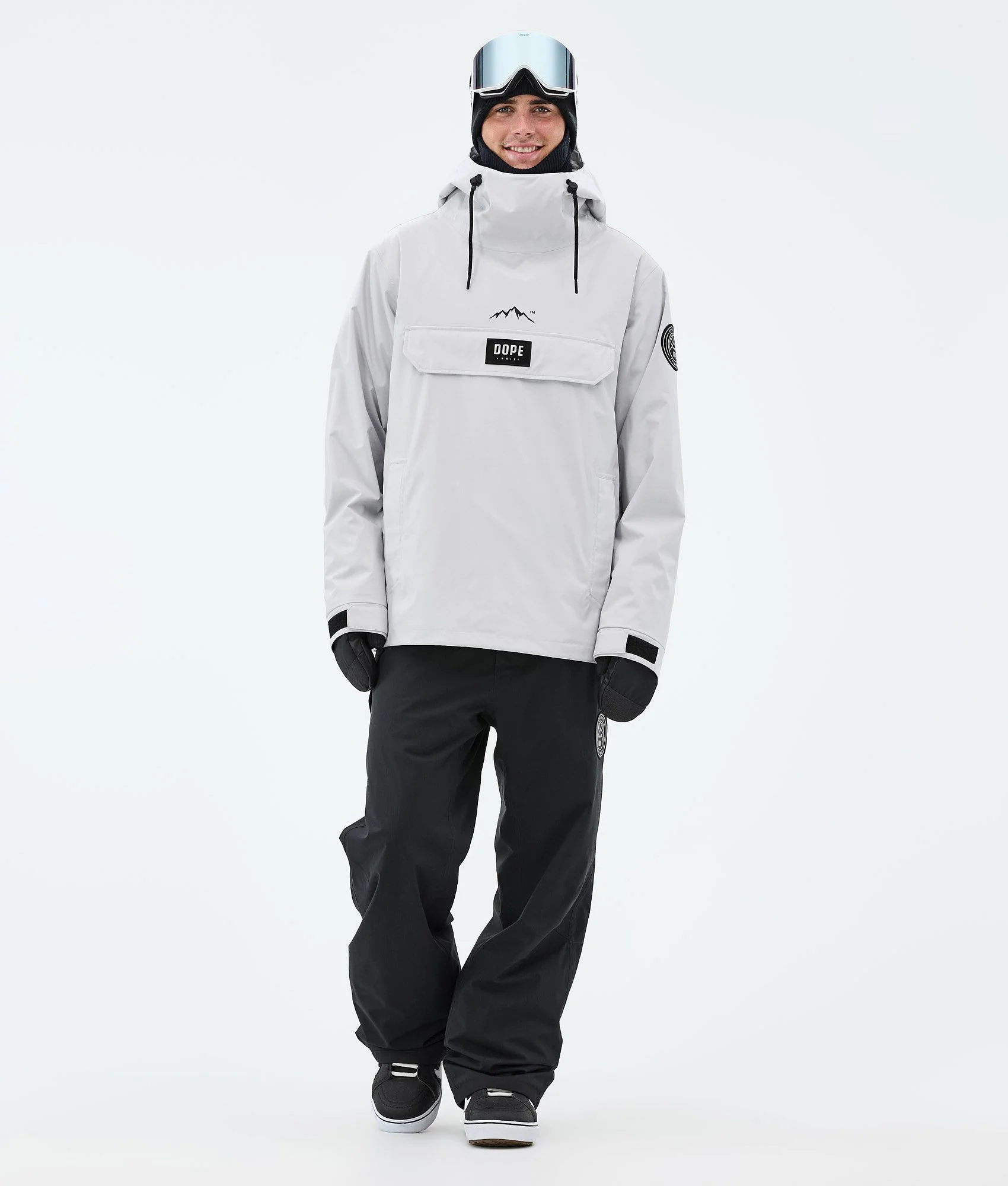 Snowboard Jacket Men Light Grey