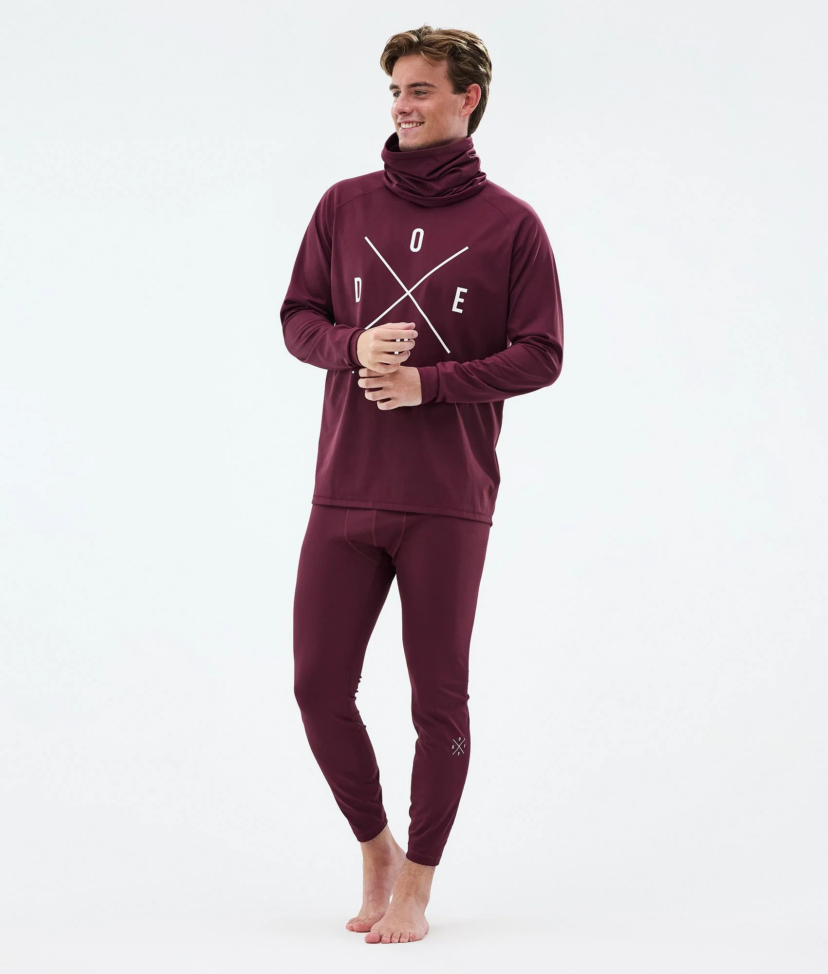 Base Layer Pant Men 2X-Up Burgundy