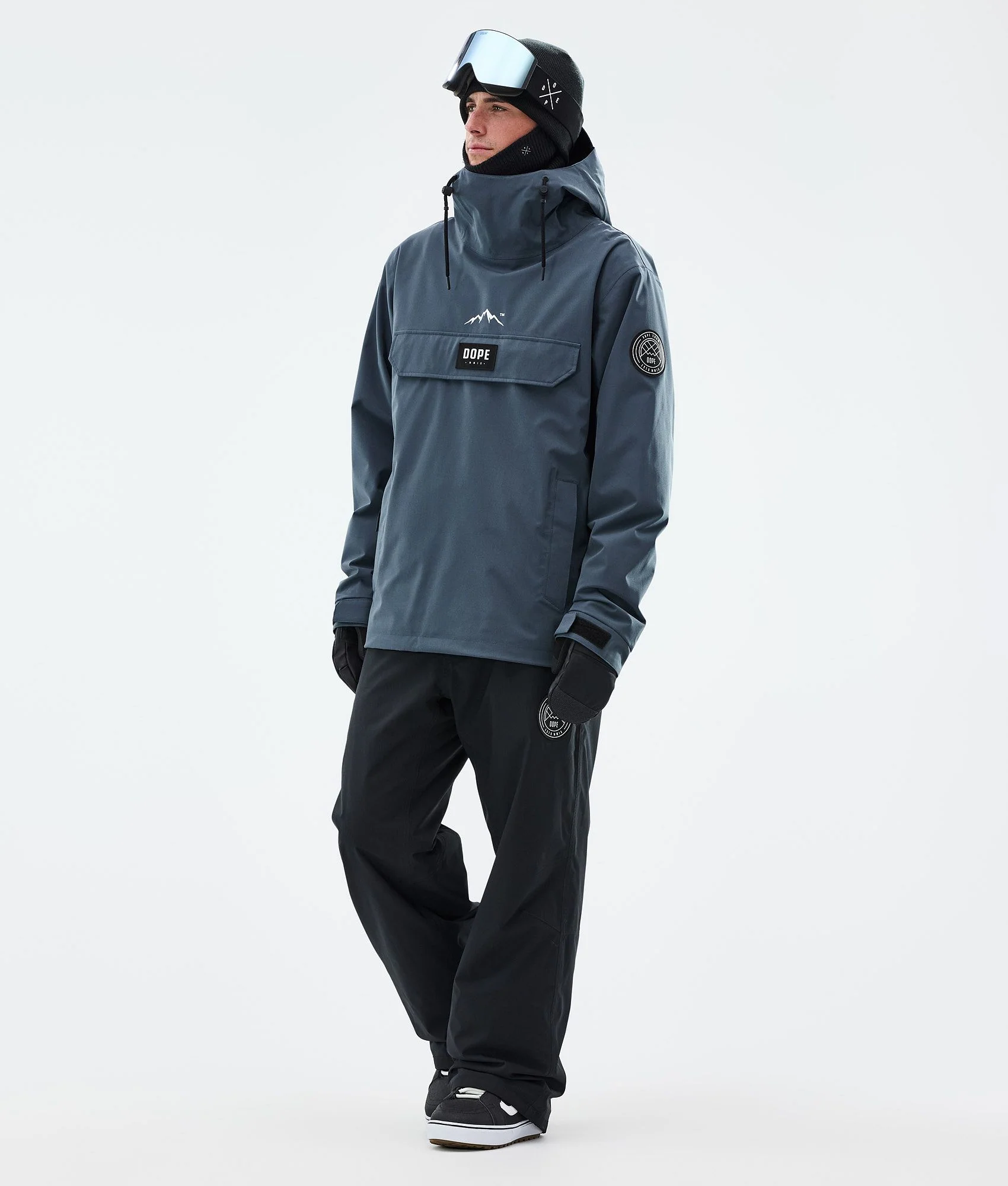 Snowboard Jacket Men Metal Blue