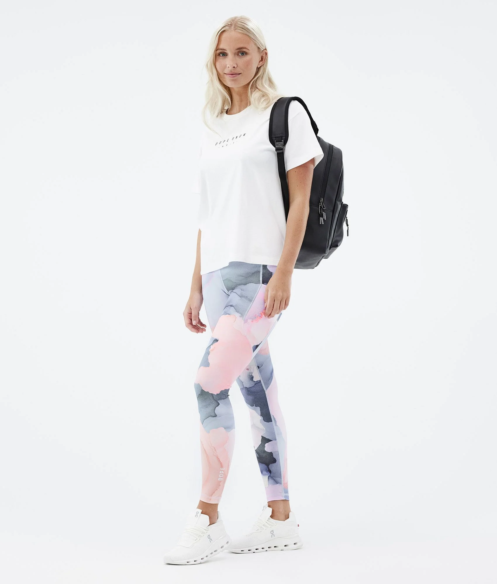 Leggings Women Blot Peach