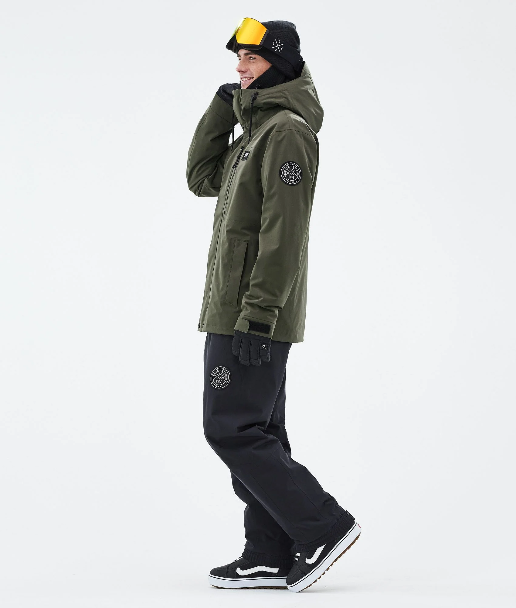 Snowboard Jacket Men Olive Green