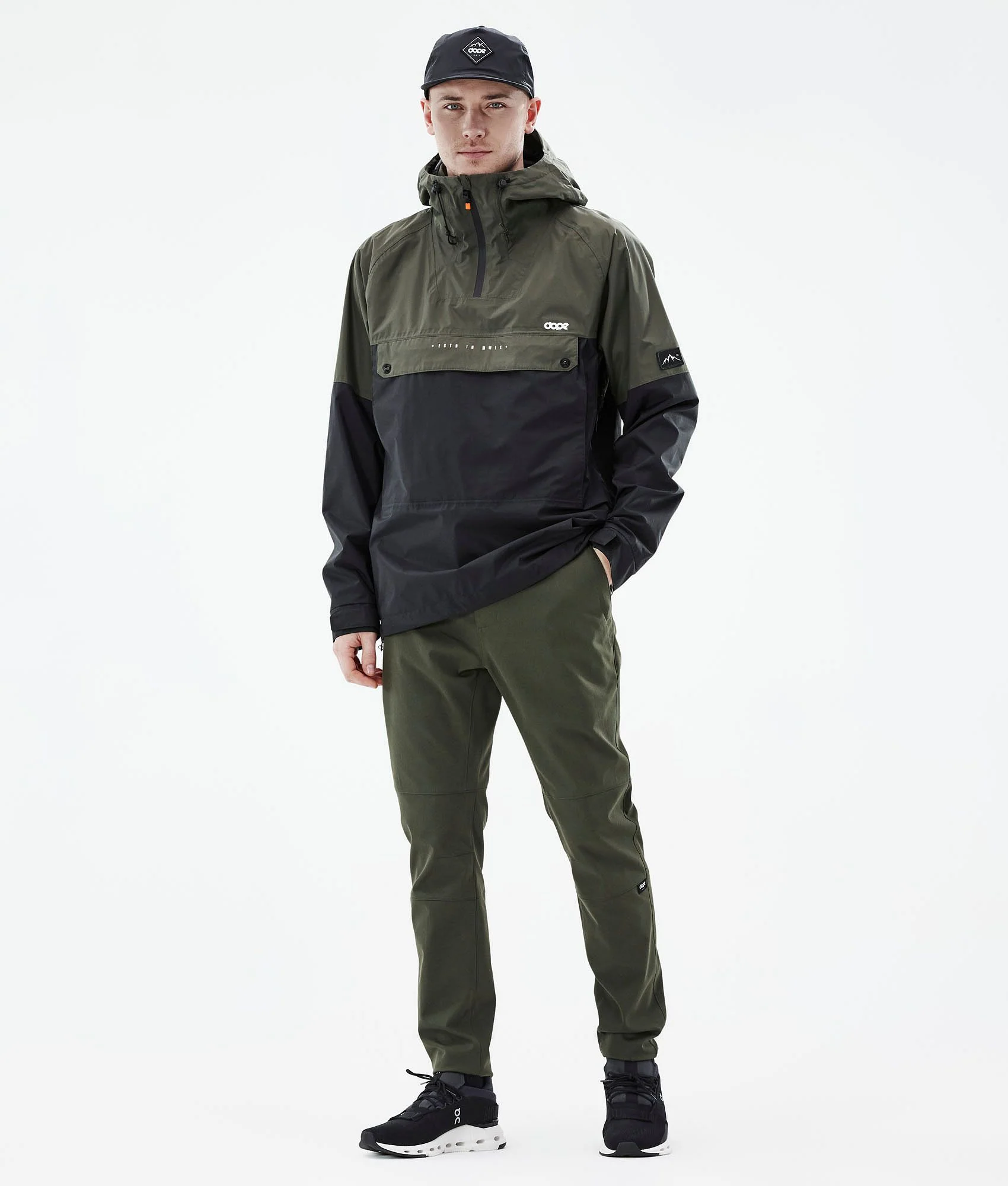 Outdoor Pants Men Olive Green