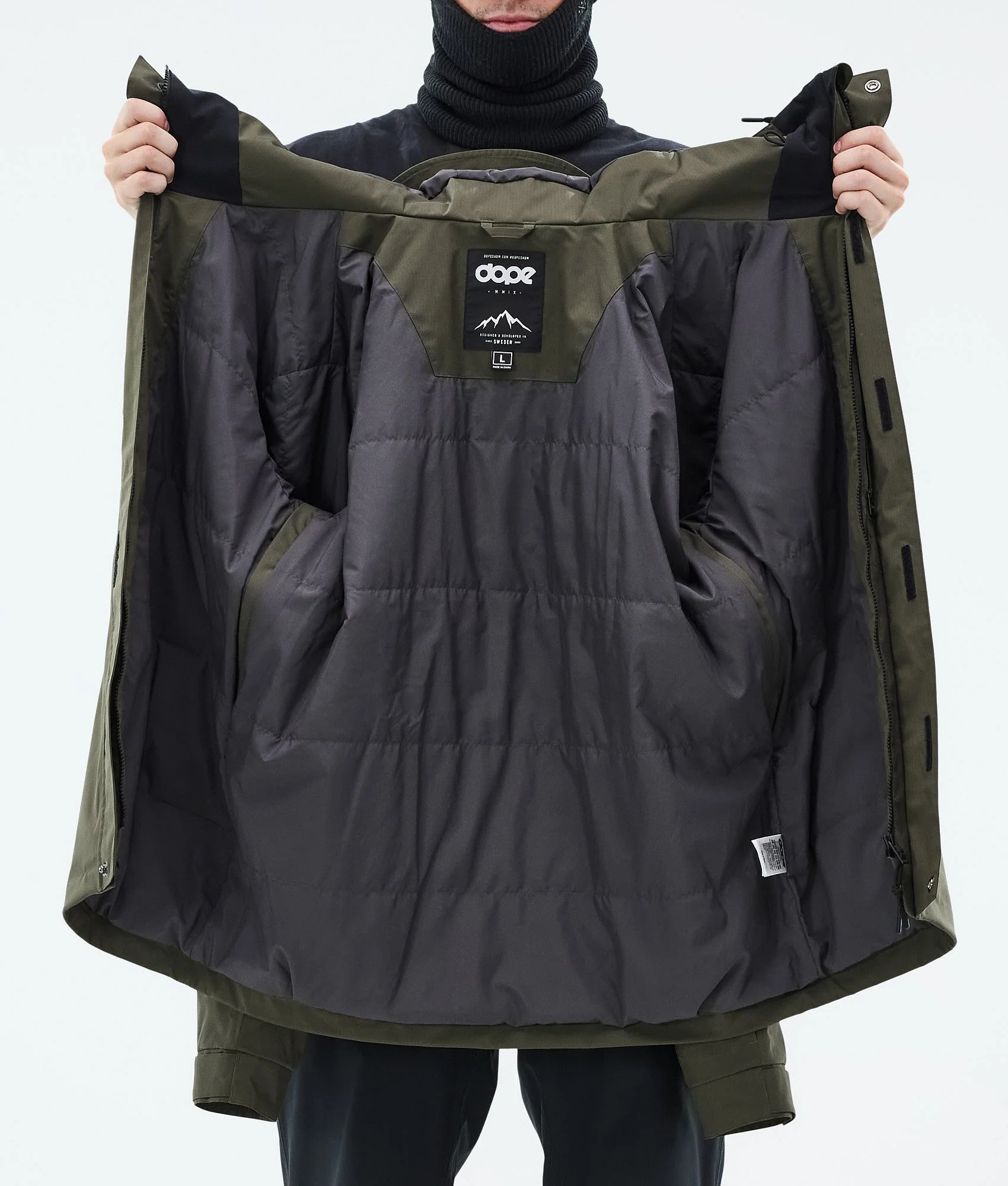 Snowboard Jacket Men Olive Green