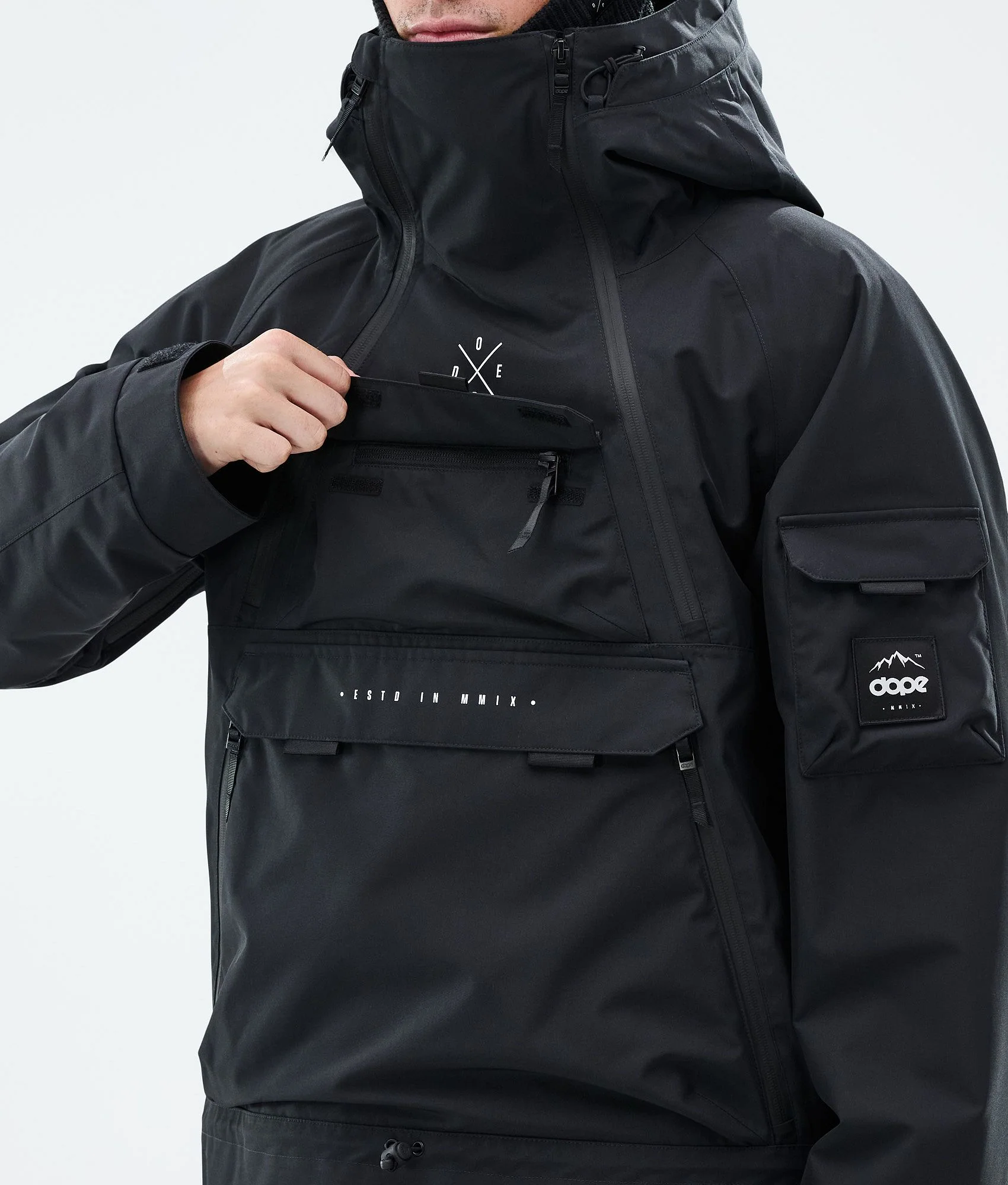 Snowboard Jacket Men Black
