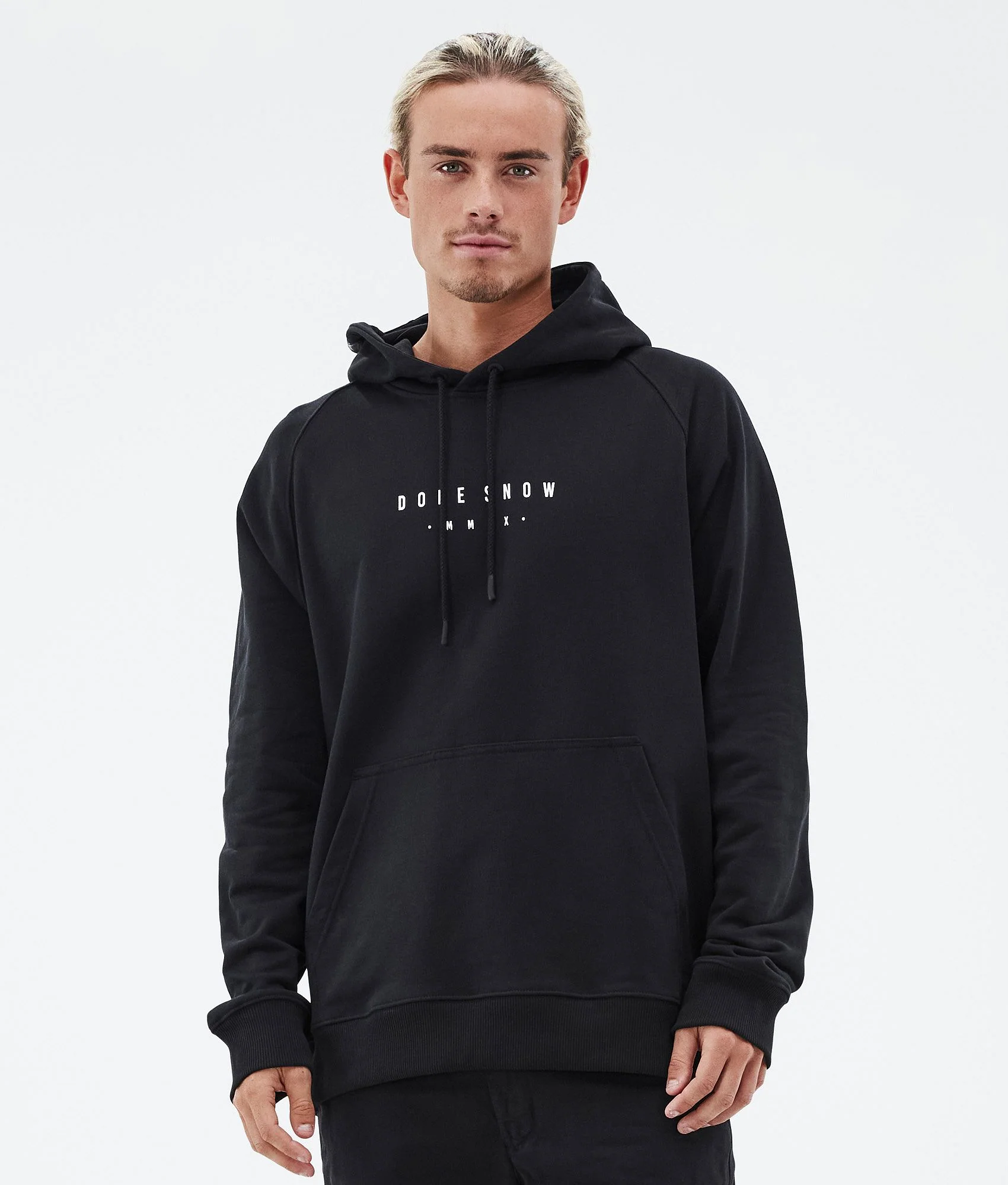Hoodie Men Silhouette Black