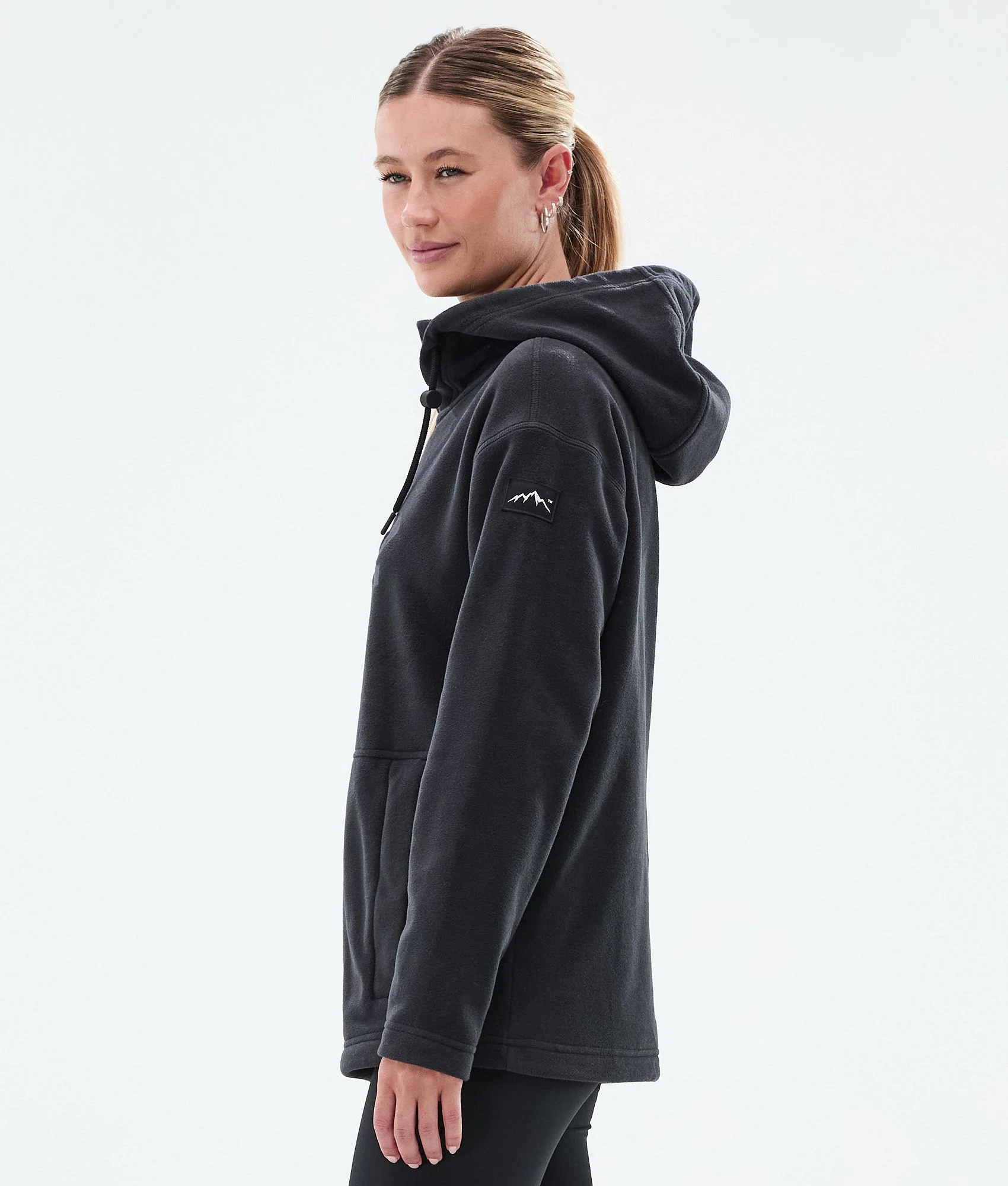 Fleece Hoodie Women Black