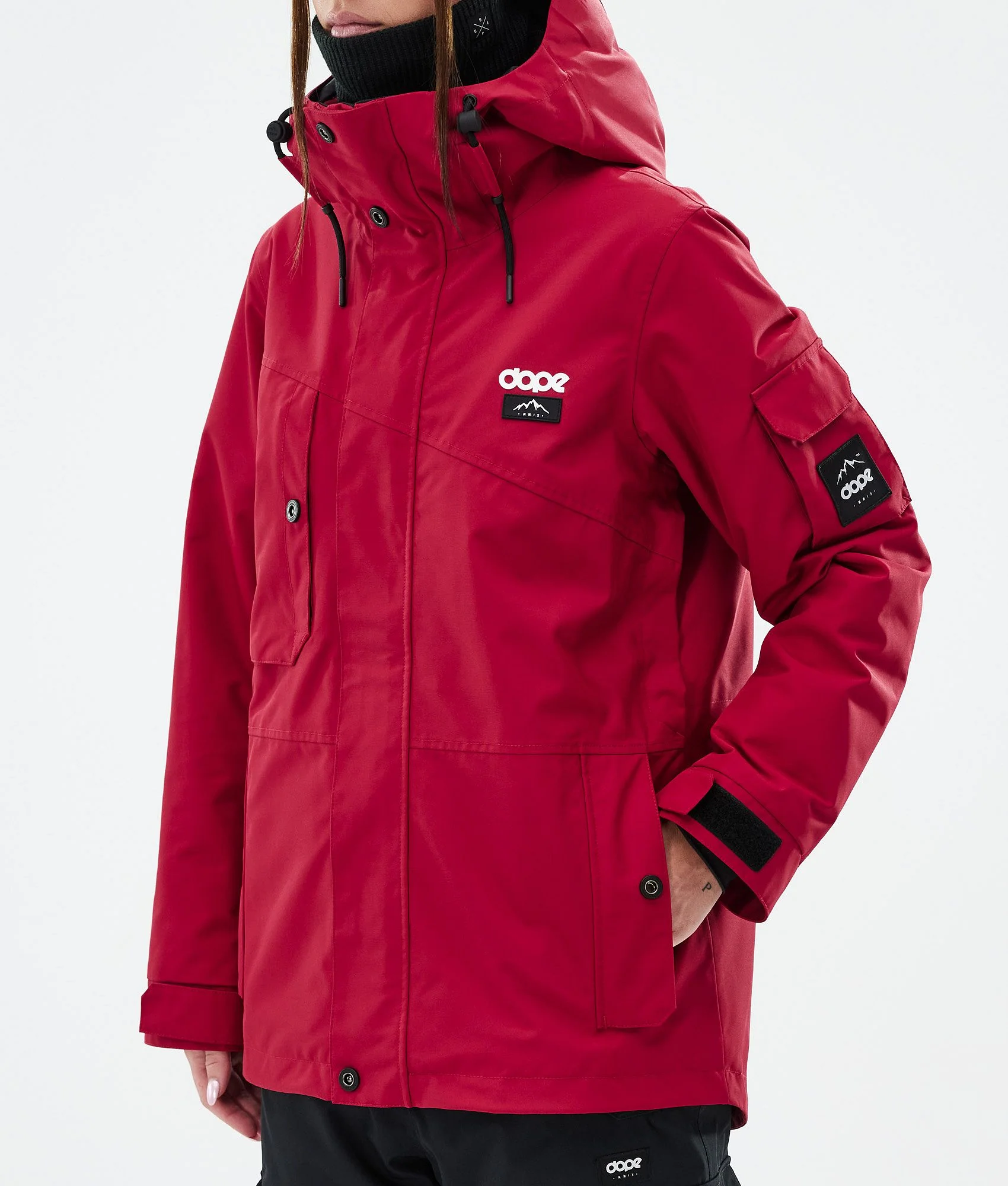 Snowboard Jacket Women Deep Red