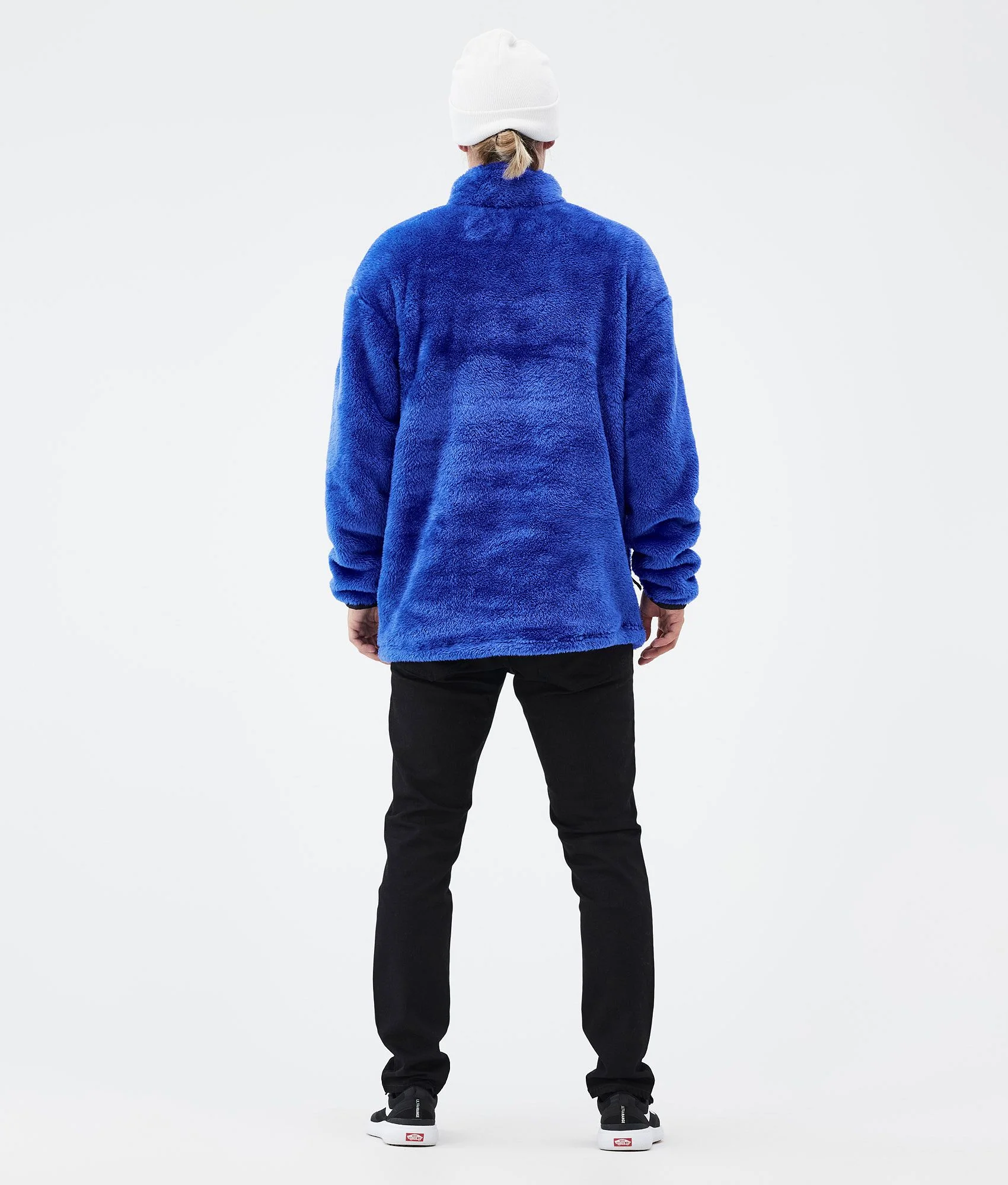 Fleece Sweater Men Cobalt Blue
