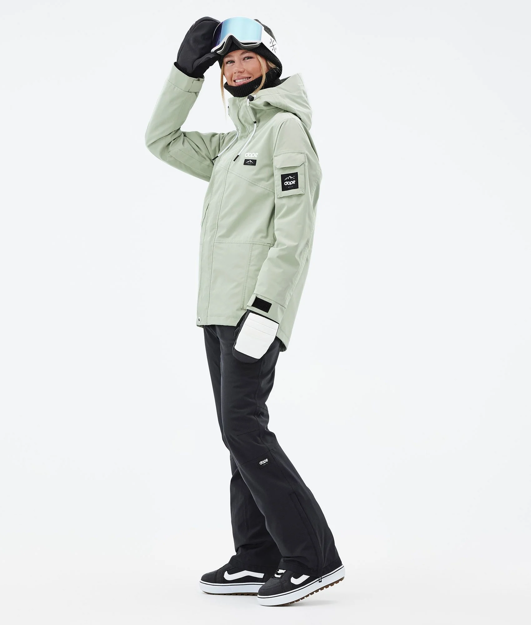 Snowboard Jacket Women Soft Green