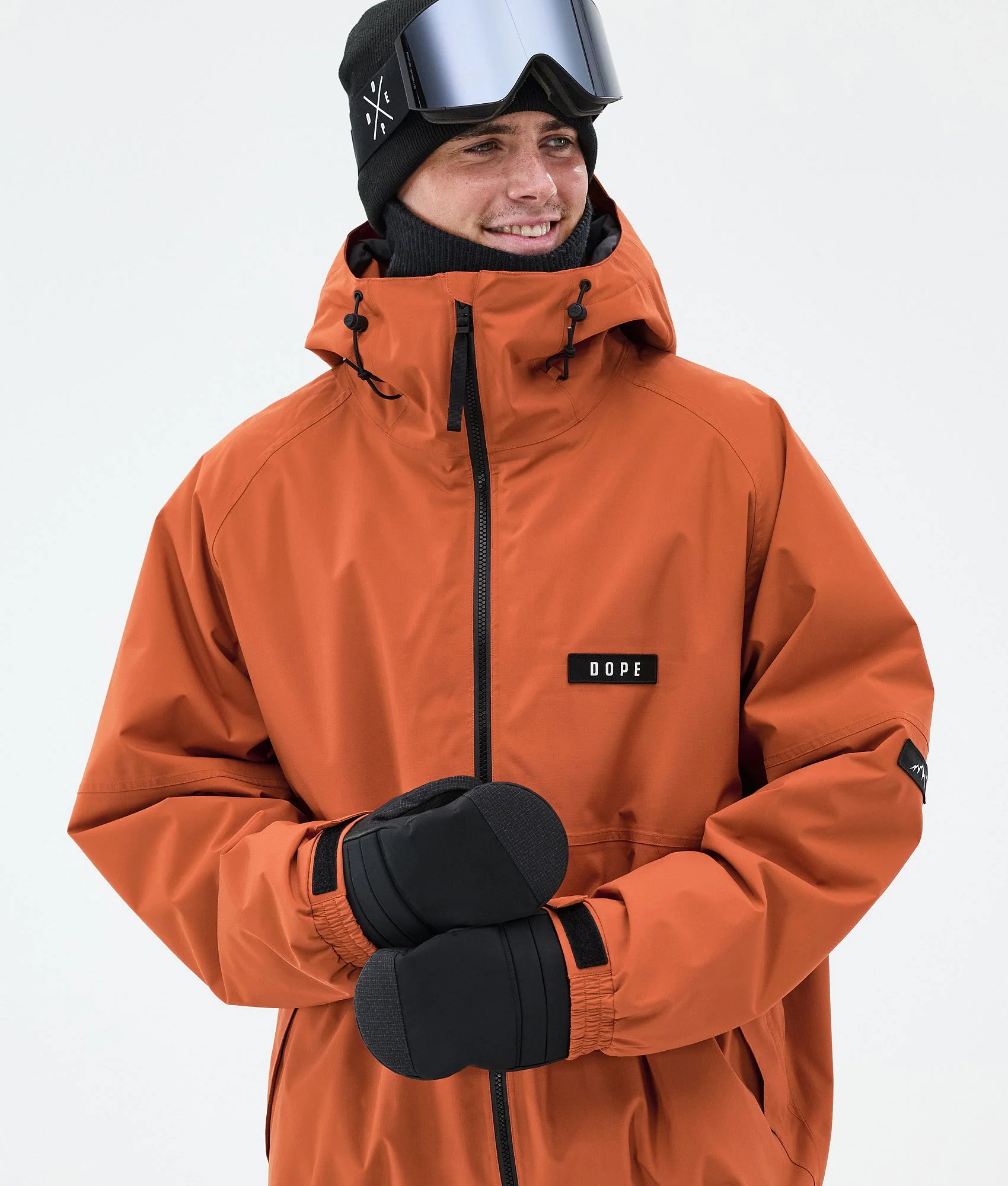 Snowboard Jacket Men Burned Orange