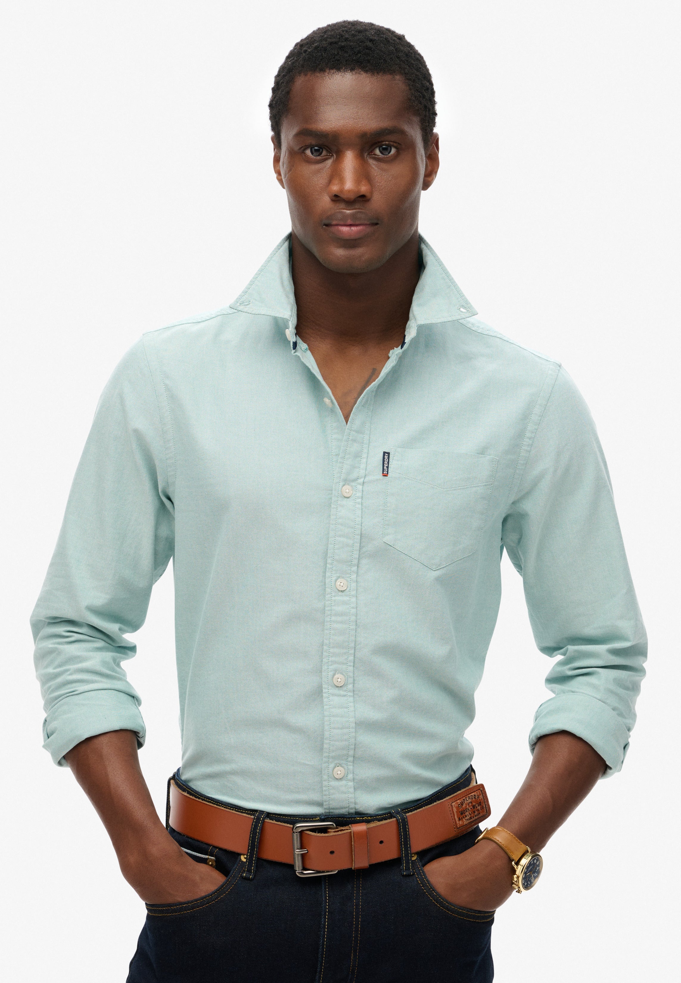 Essentials Long Sleeve Oxford Shirt