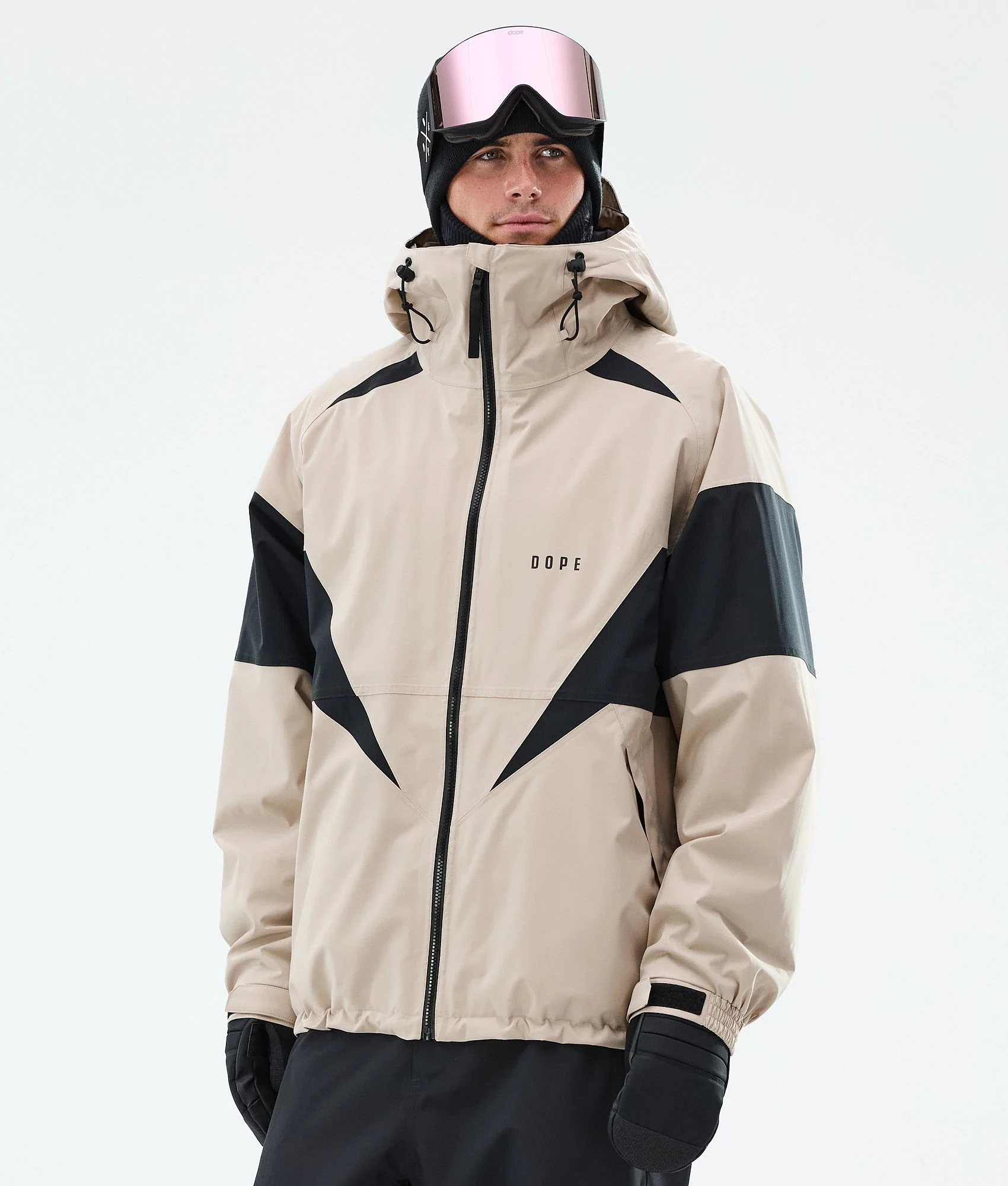 Snowboard Jacket Men Spike Sand/Black