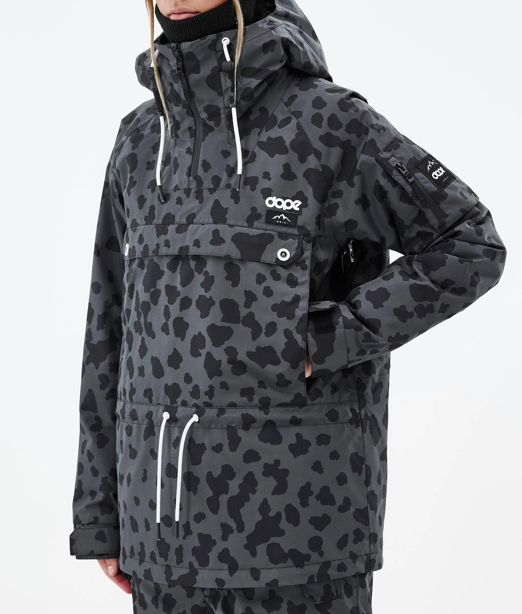 Snowboard Jacket Women Dots Phantom