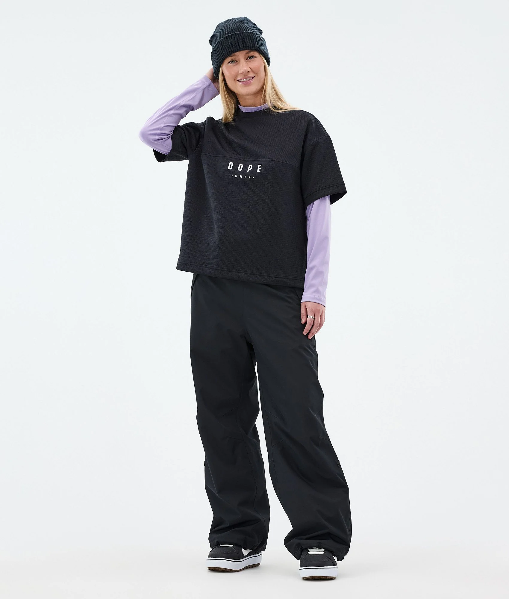 Fleece Sweater Women Black