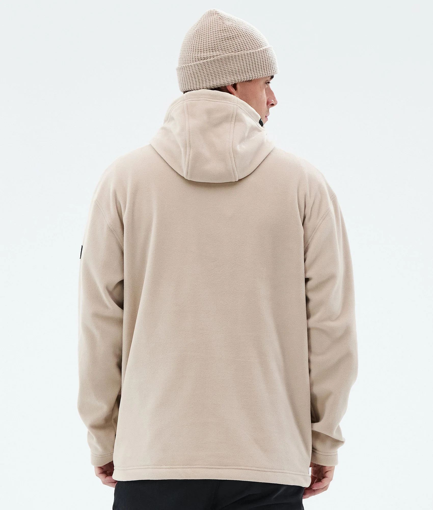 Fleece Hoodie Men Sand