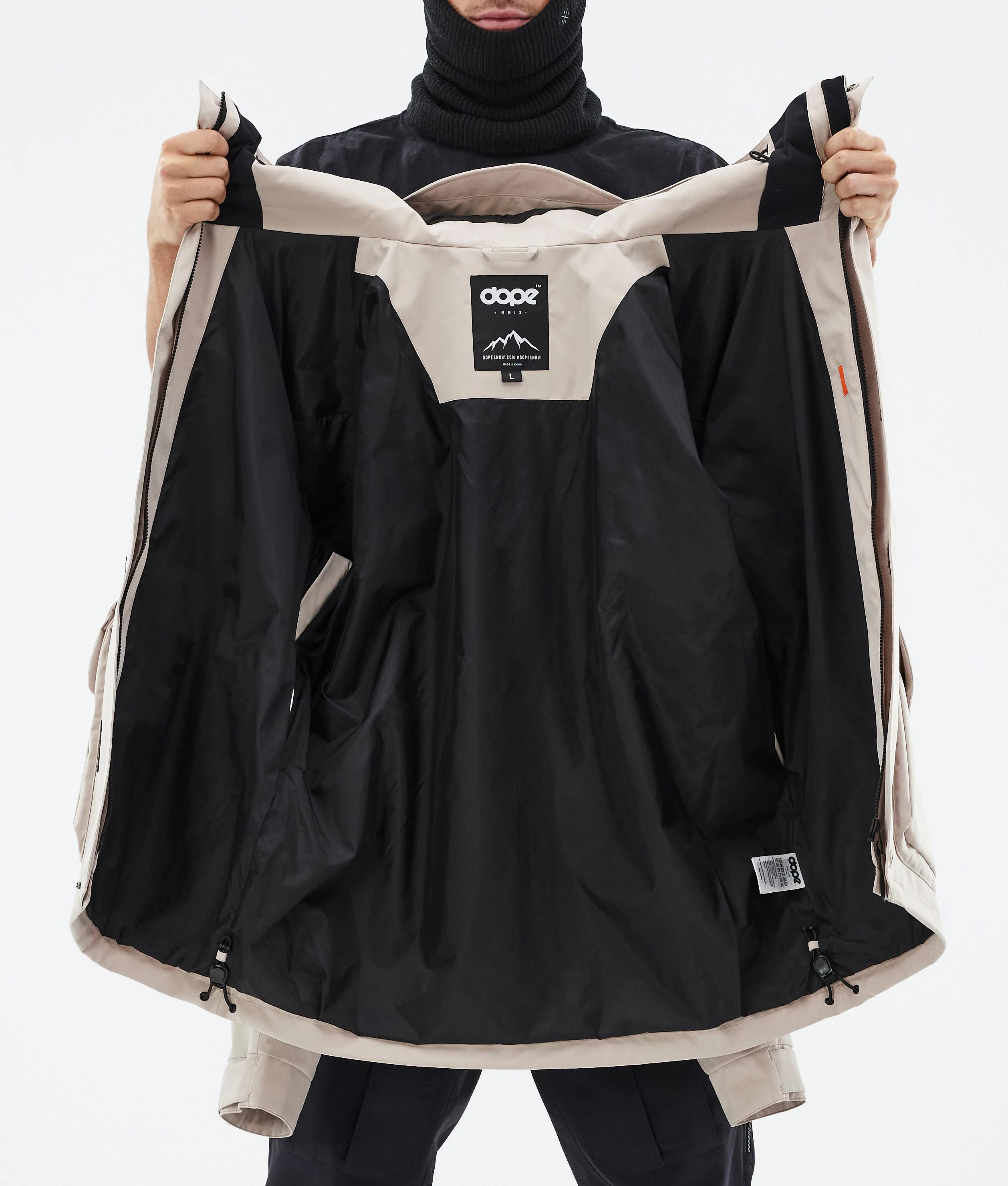 Snowboard Jacket Men Sand