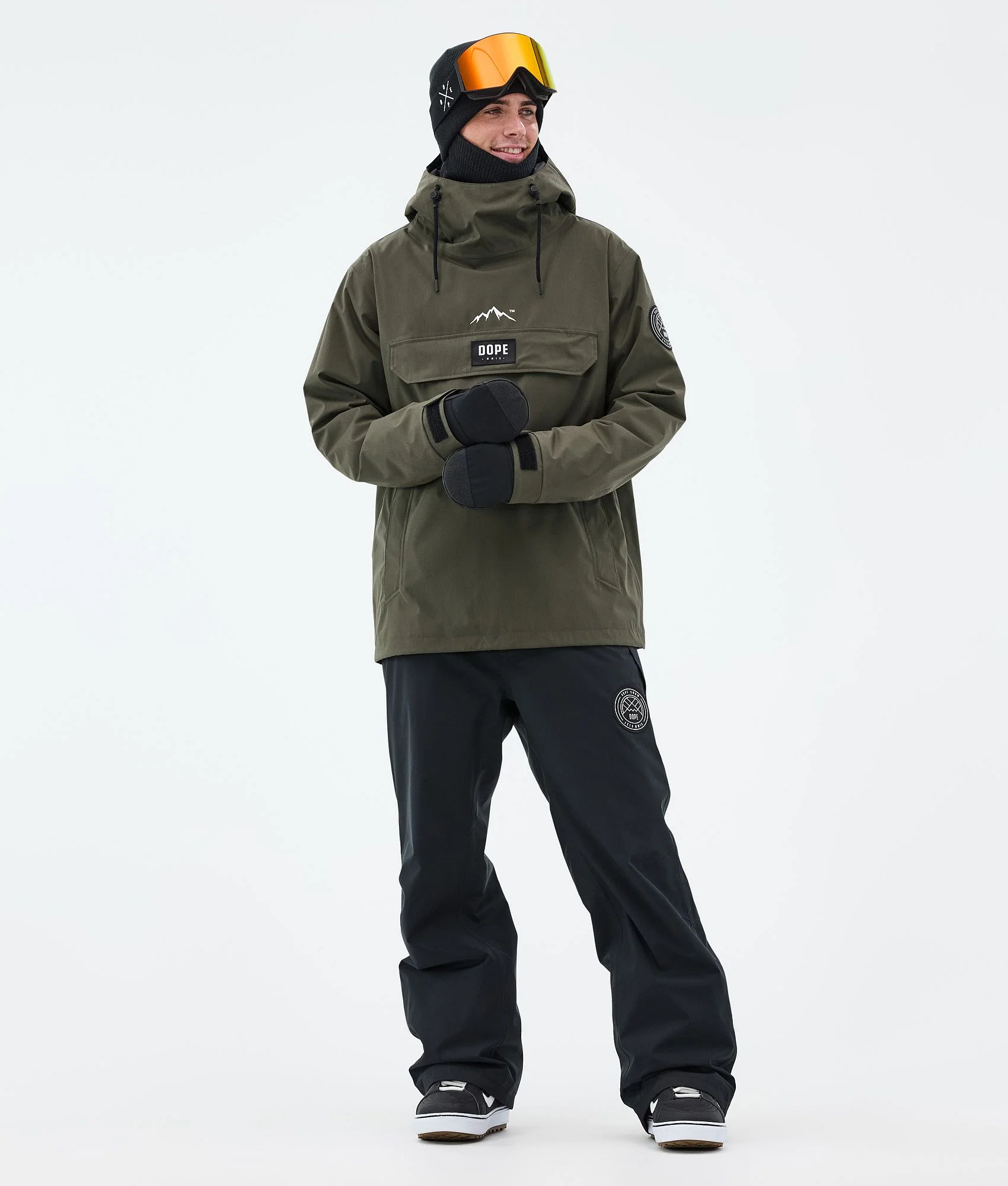 Snowboard Jacket Men Olive Green