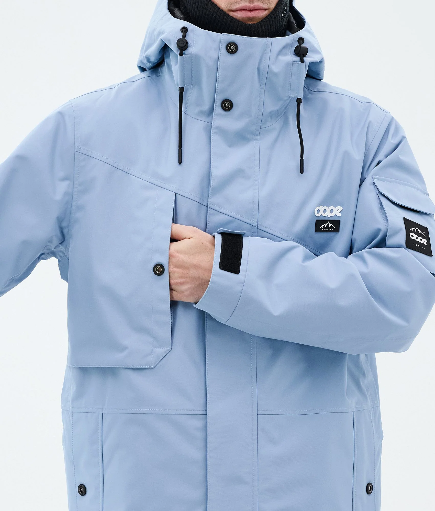 Snowboard Jacket Men Light Blue
