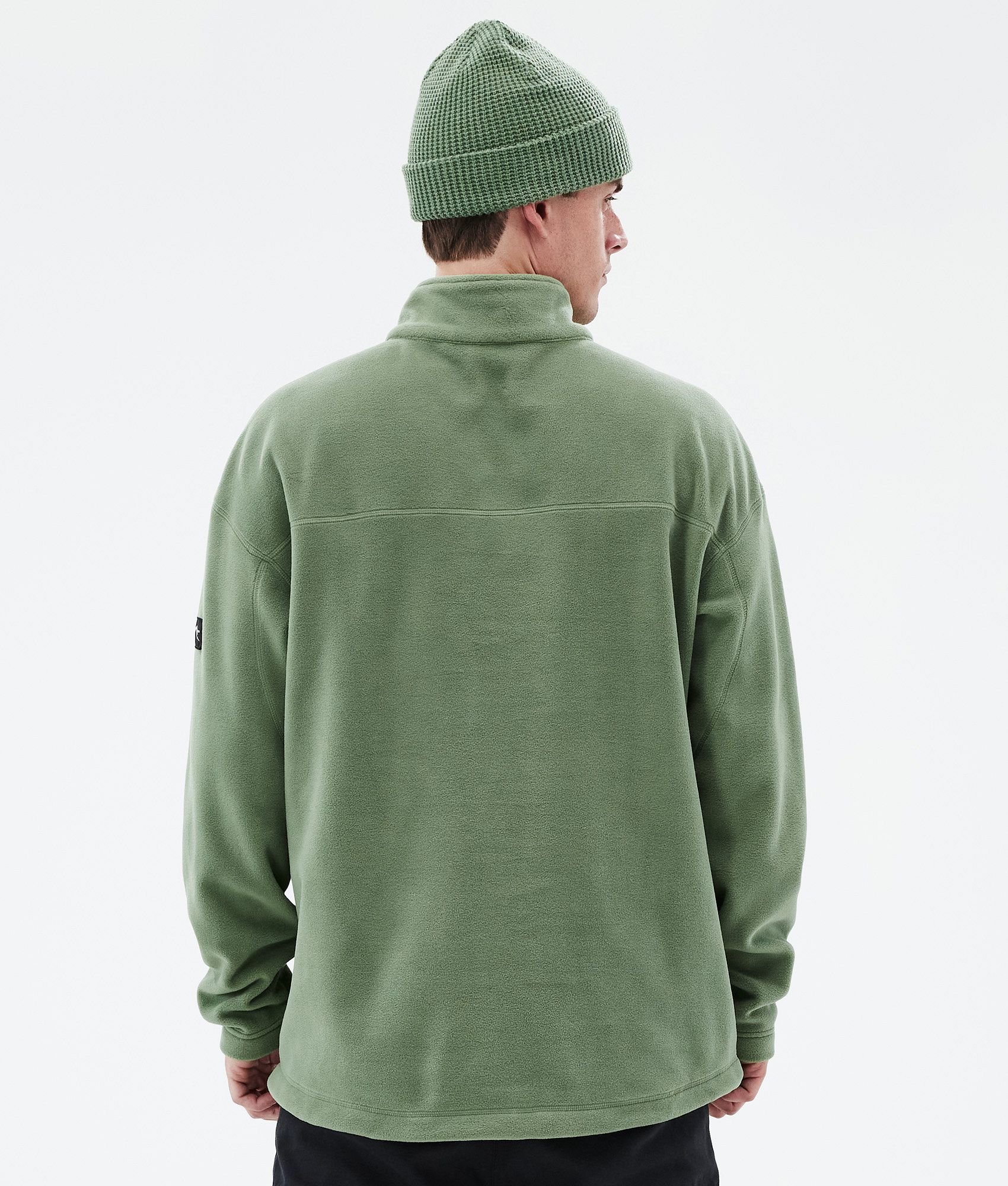 Fleece Sweater Men Moss Green